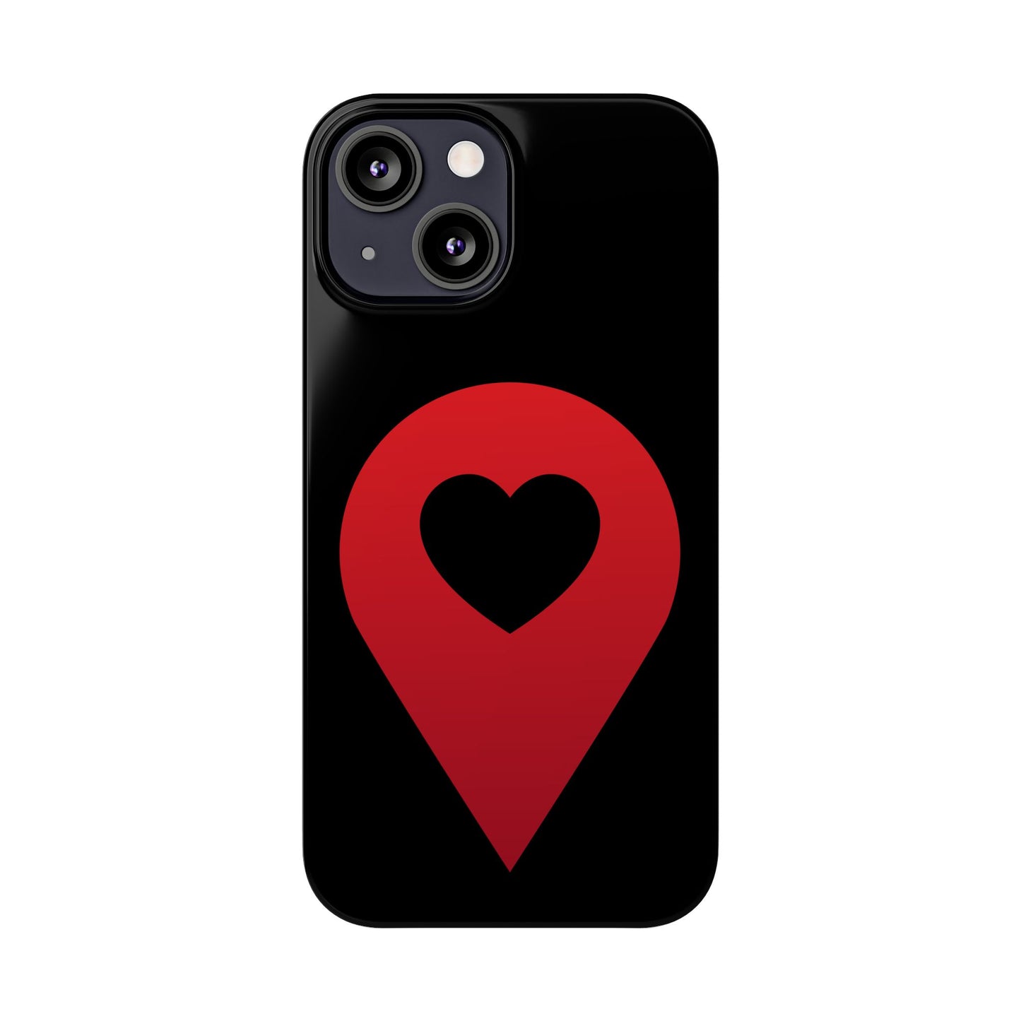 Logo Slim iPhone Case (black)