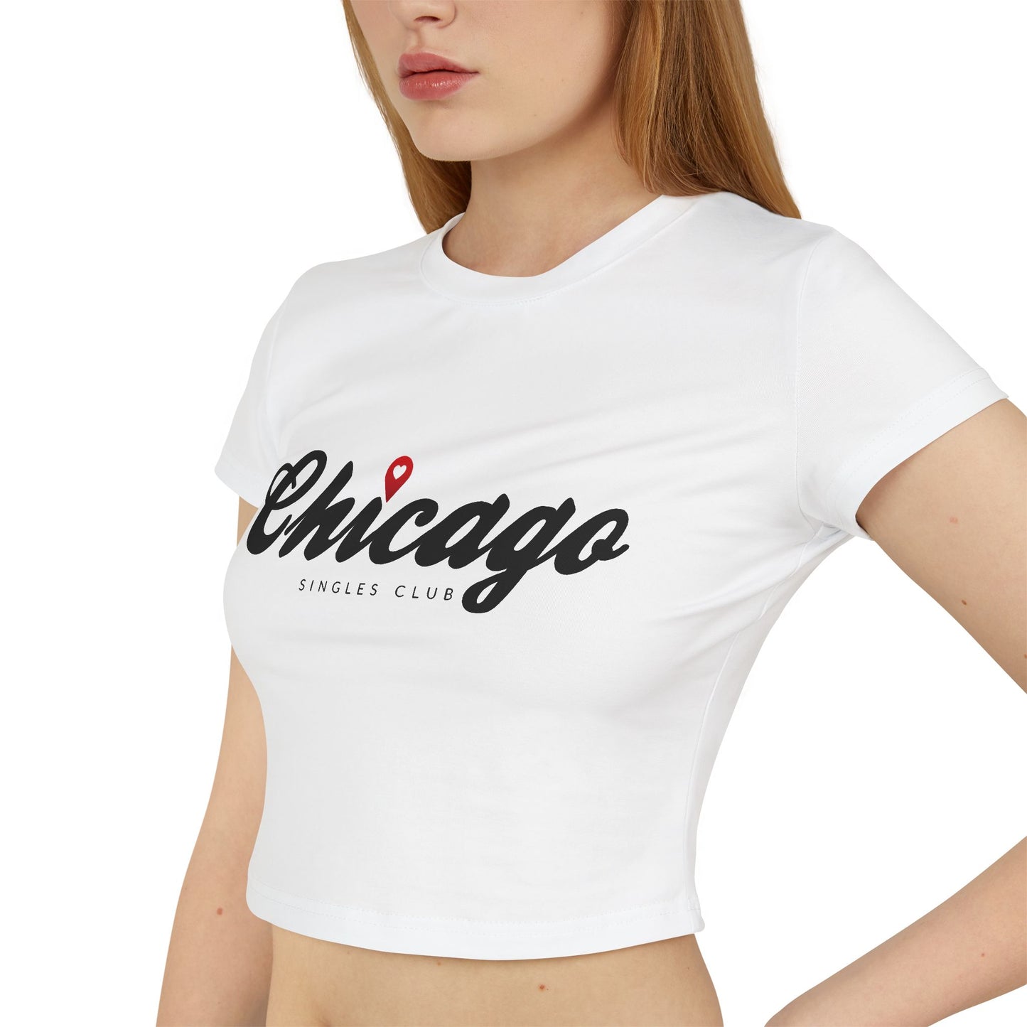 Chicago Singles Club Baby Tee – Flirty, Fun & Ready to Mingle