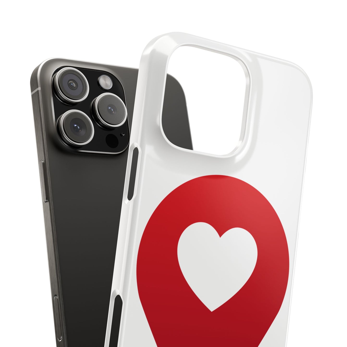 Logo Slim iPhone Case (white)