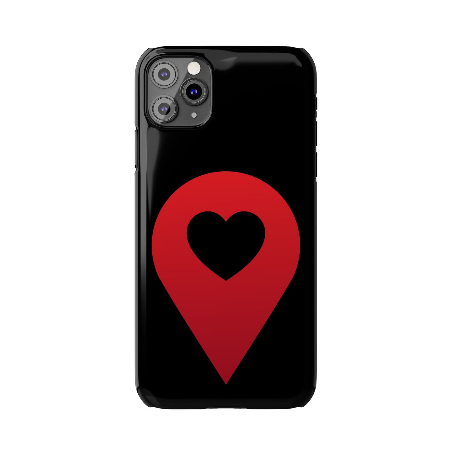 Logo Slim iPhone Case (black)