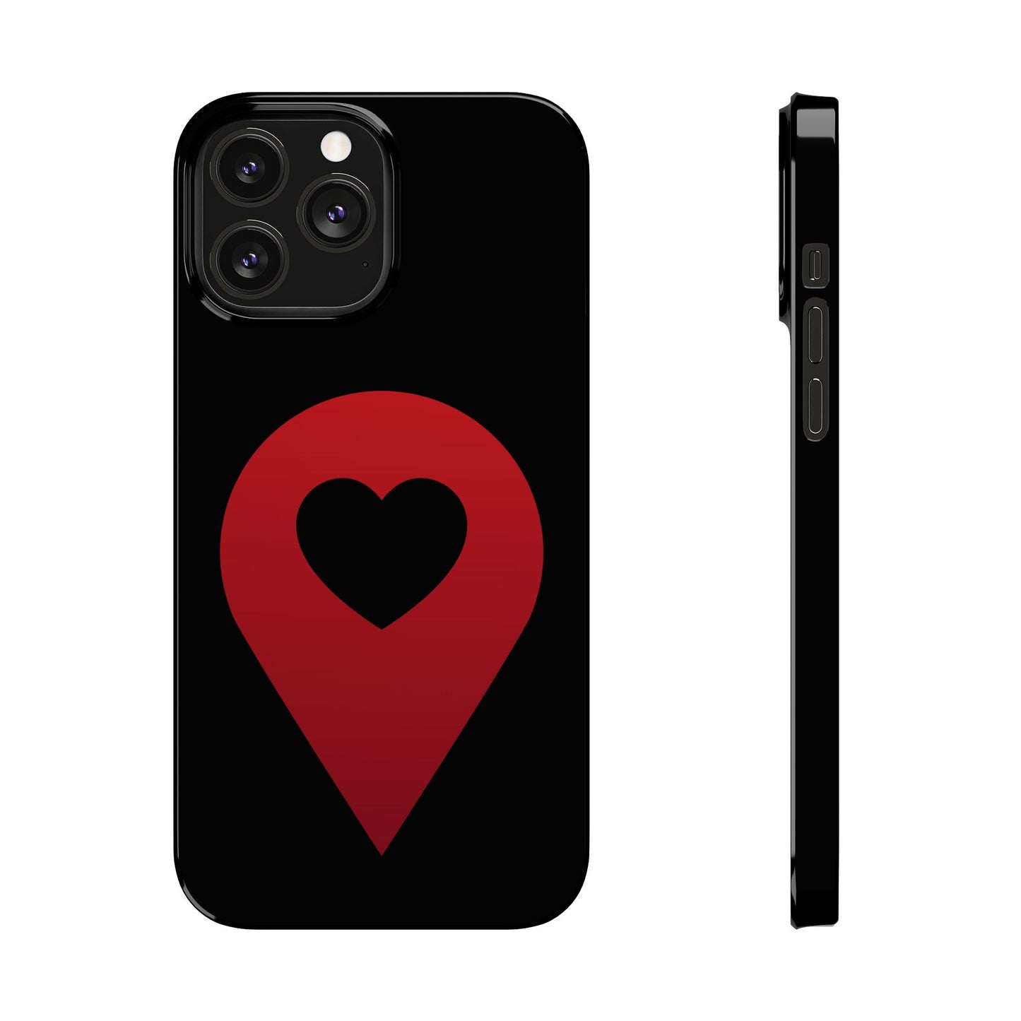 Logo Slim iPhone Case (black)