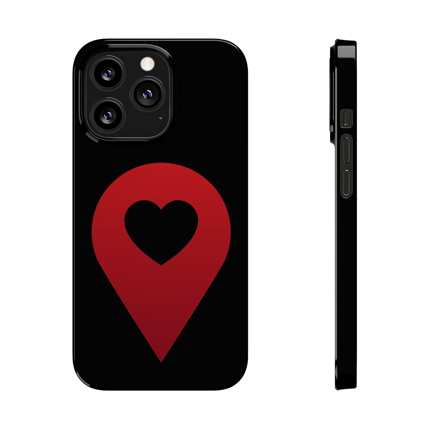 Logo Slim iPhone Case (black)