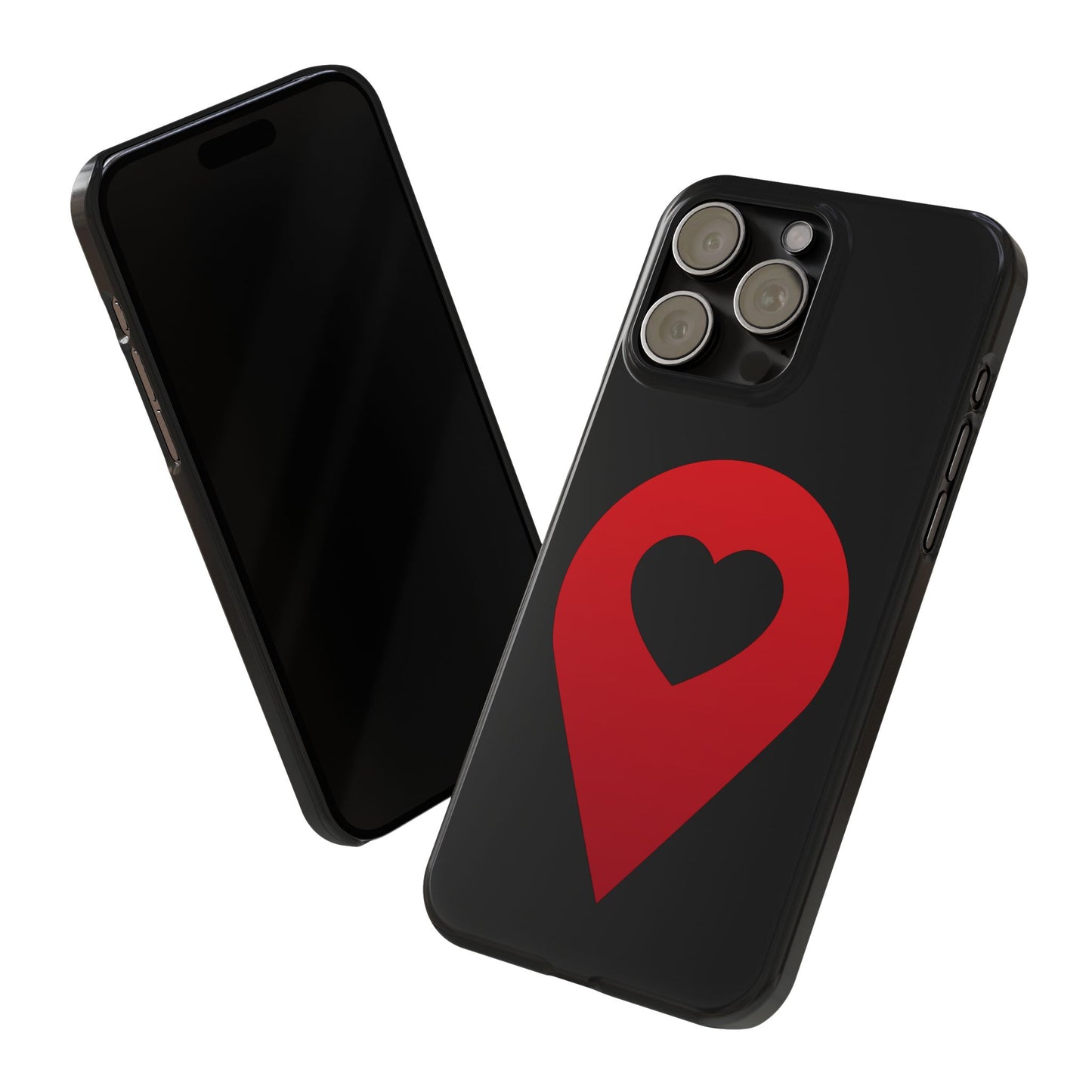 Logo Slim iPhone Case (black)