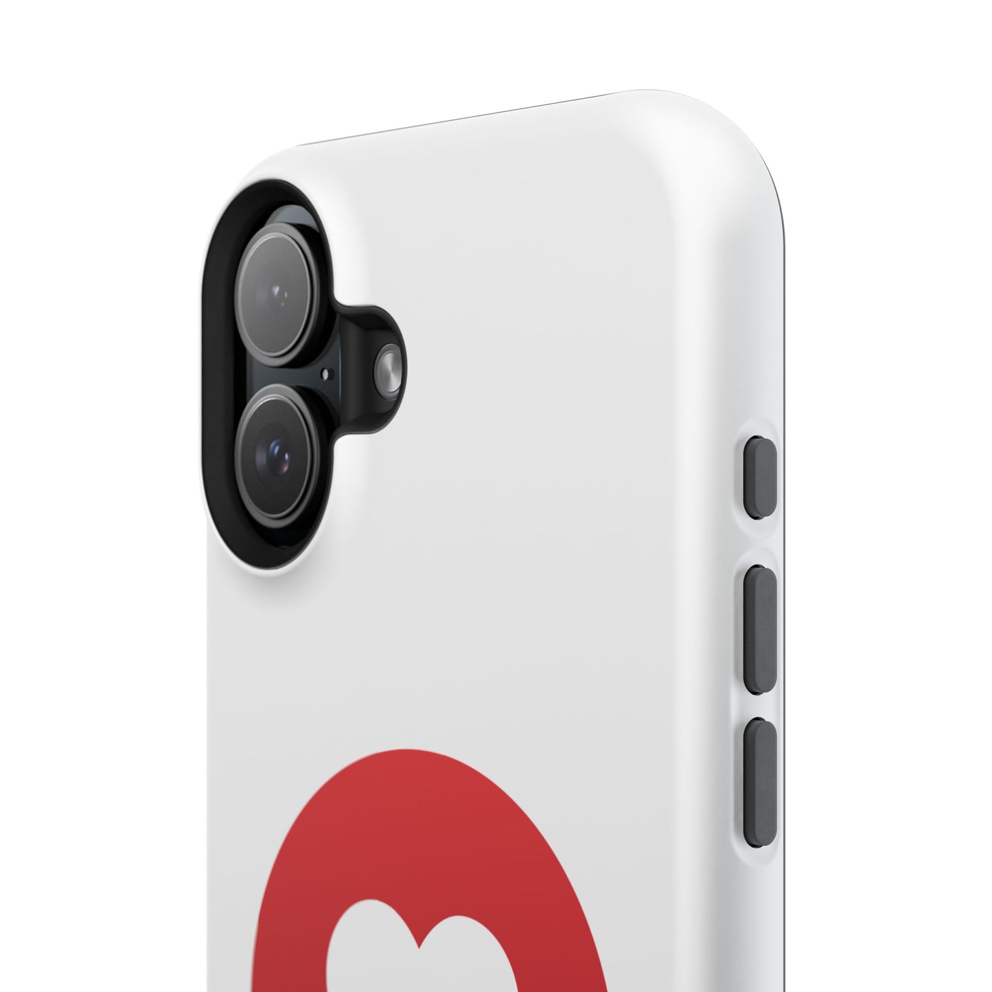 Logo Impact-Resistant iPhone Case (white)