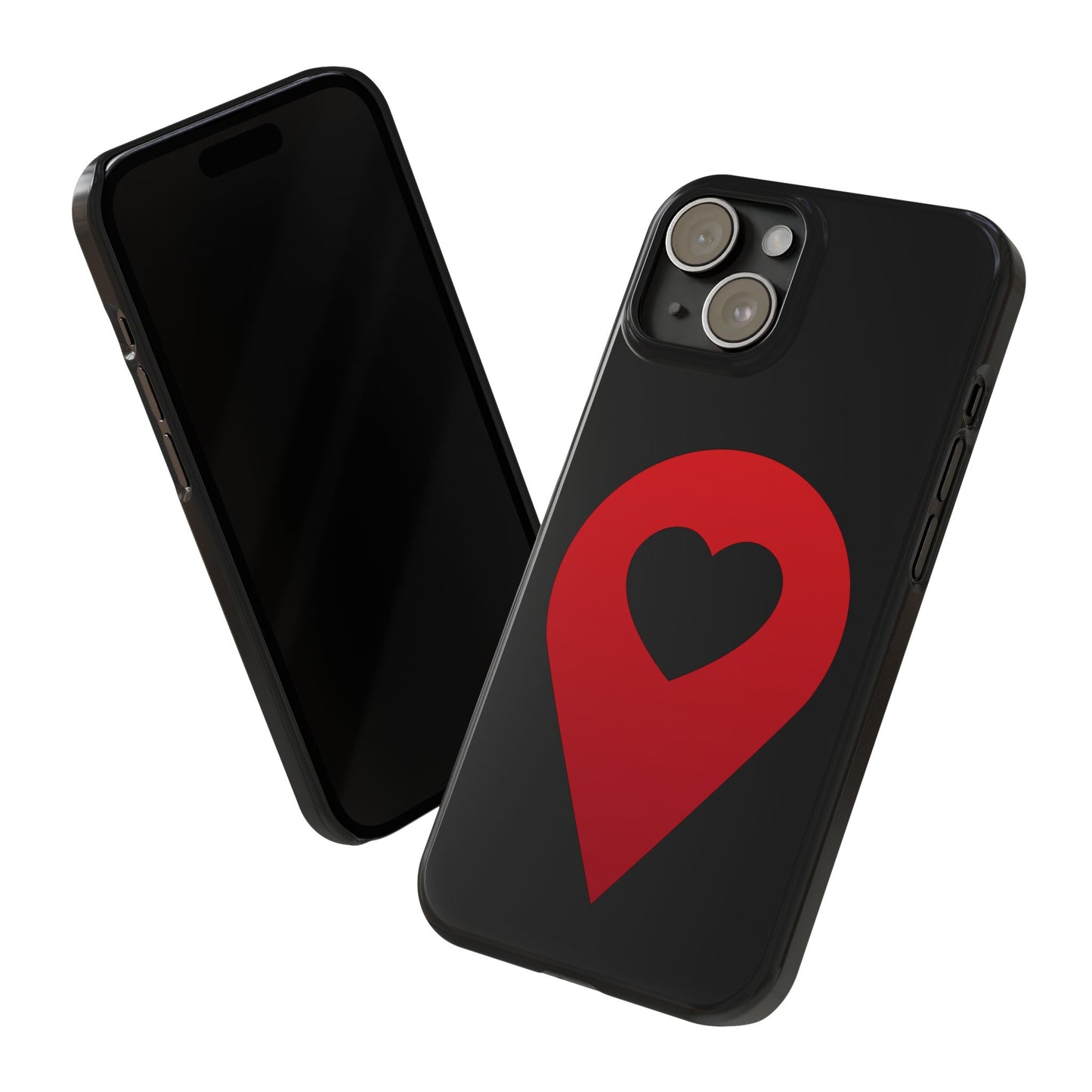 Logo Slim iPhone Case (black)