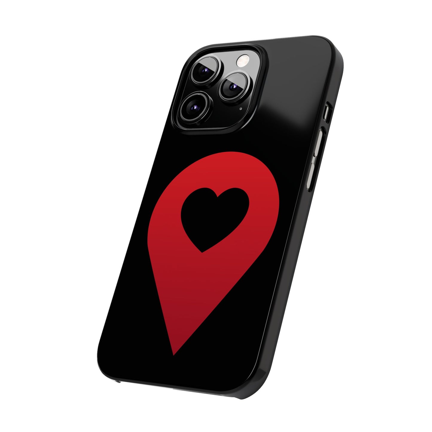 Logo Slim iPhone Case (black)