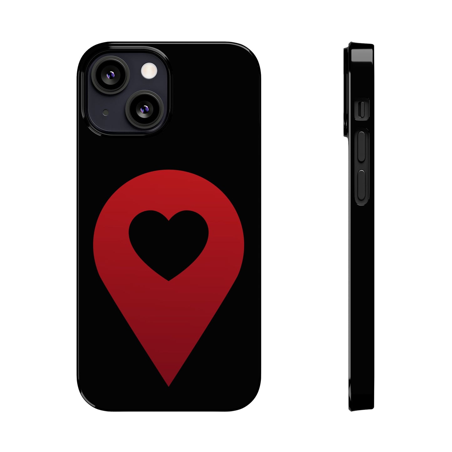 Logo Slim iPhone Case (black)