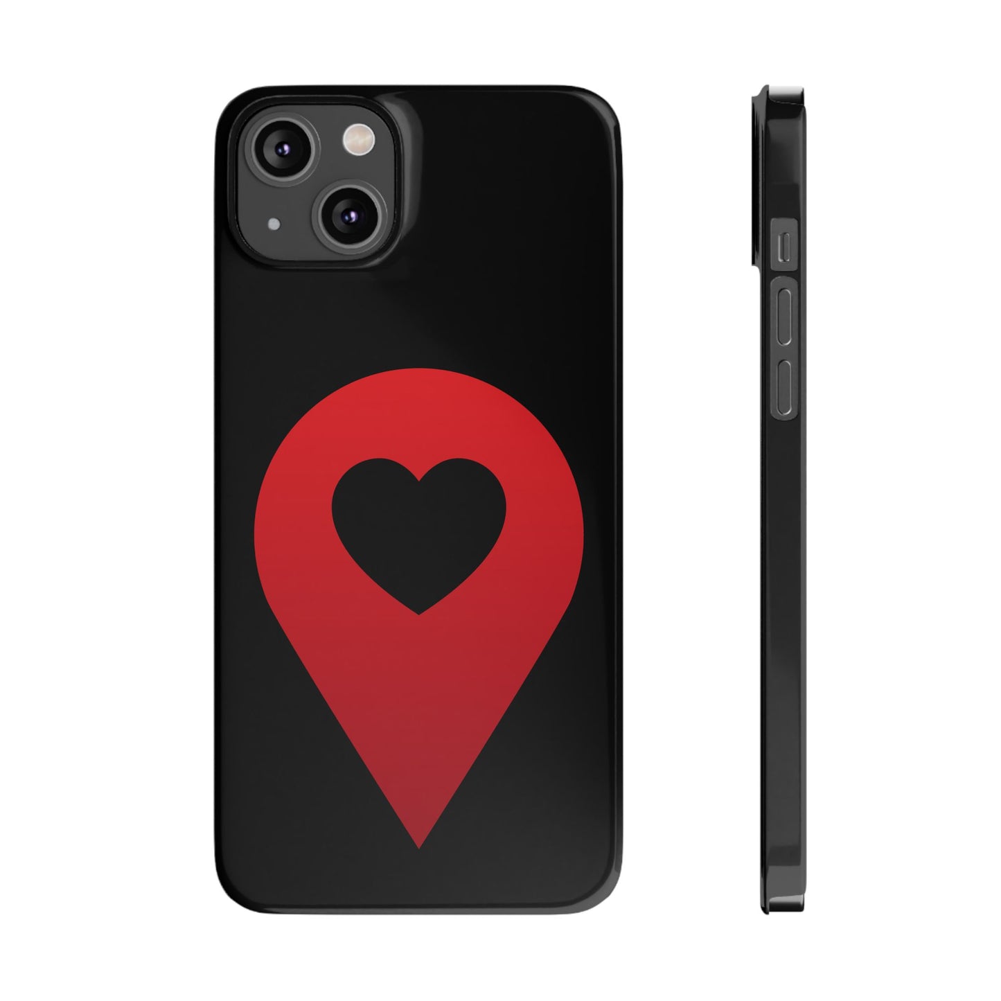 Logo Slim iPhone Case (black)