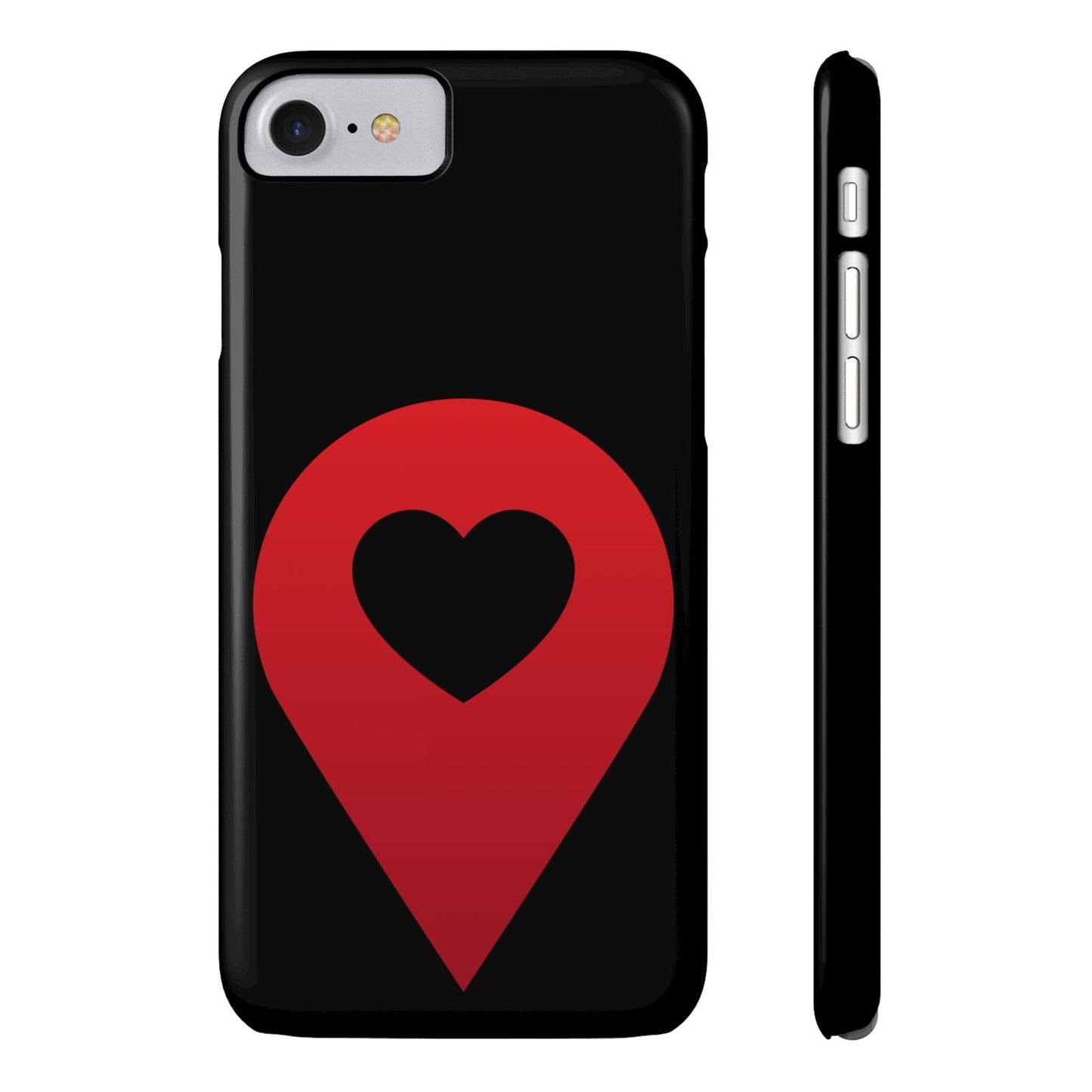 Logo Slim iPhone Case (black)