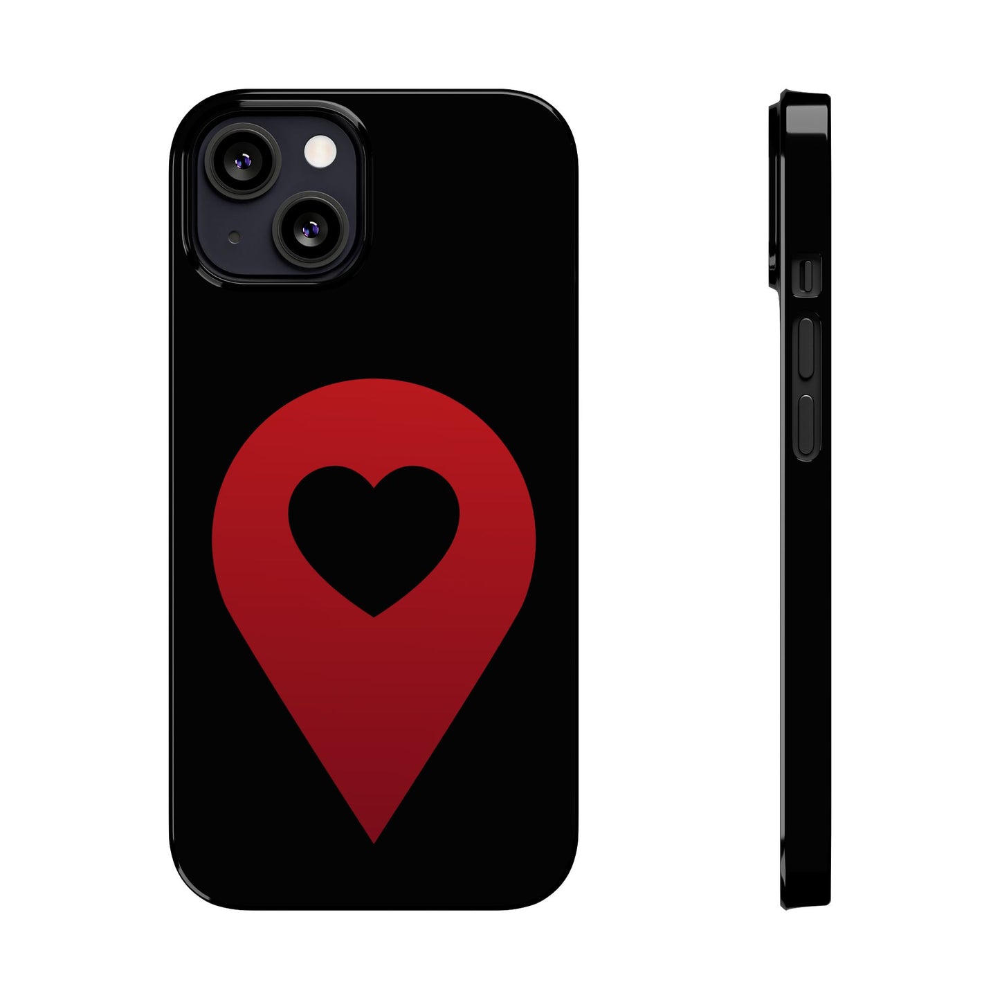 Logo Slim iPhone Case (black)