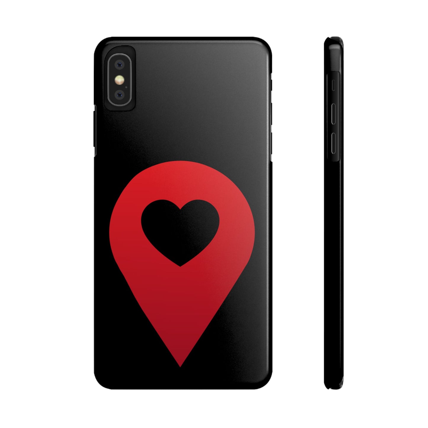 Logo Slim iPhone Case (black)