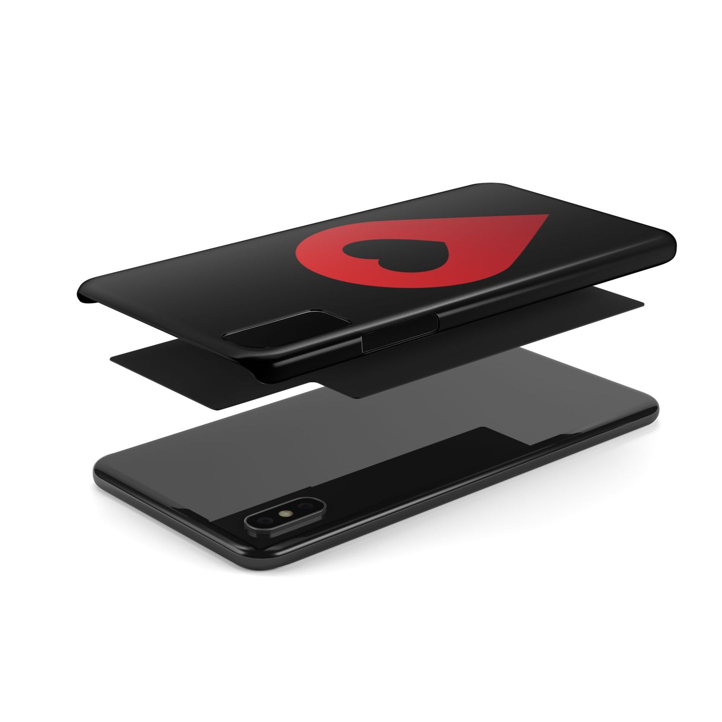Logo Slim iPhone Case (black)