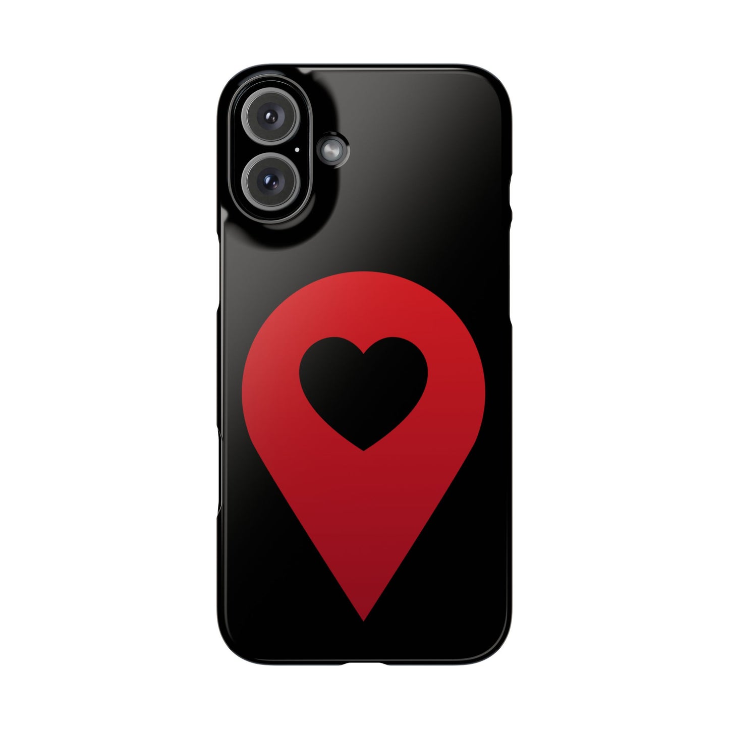 Logo Slim iPhone Case (black)