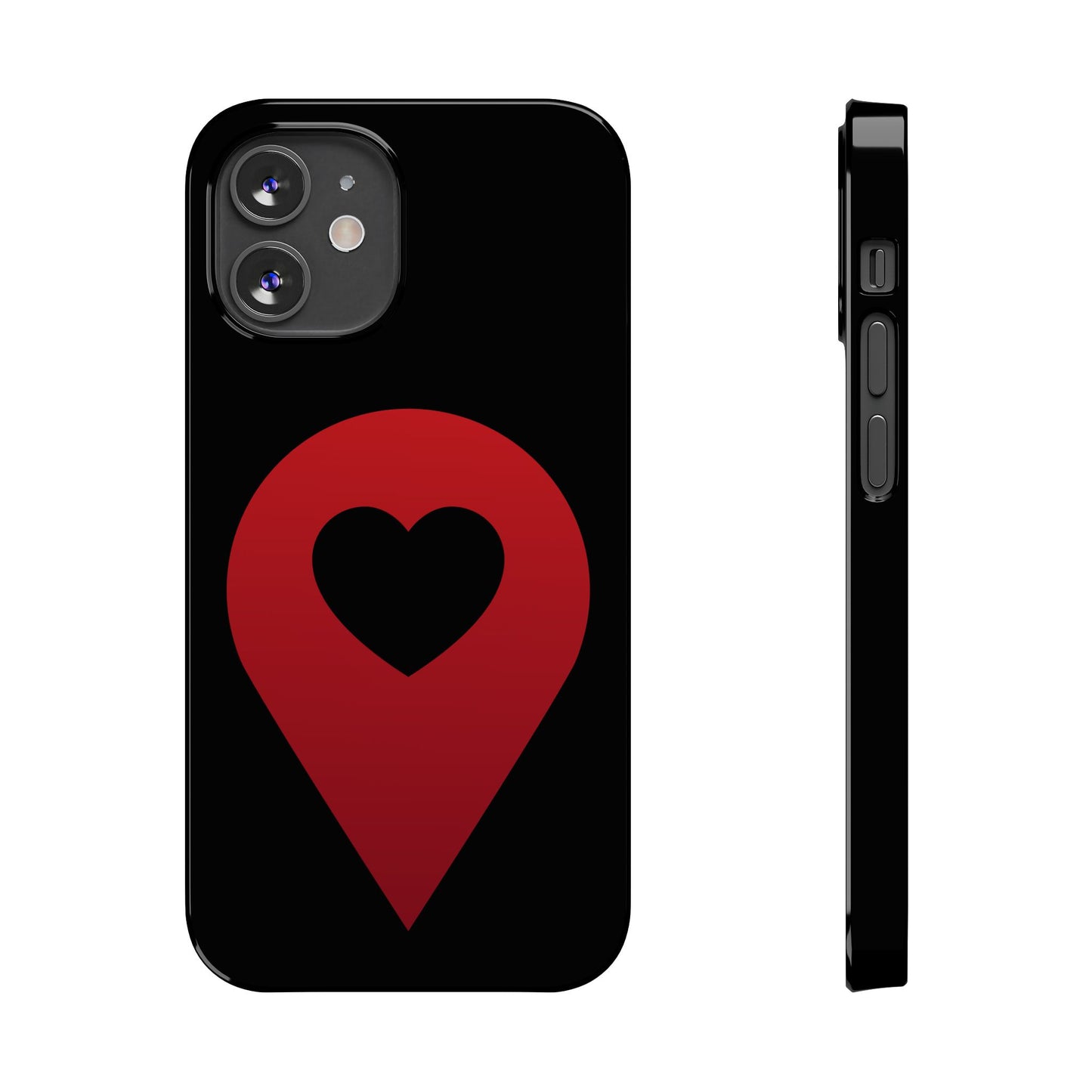 Logo Slim iPhone Case (black)