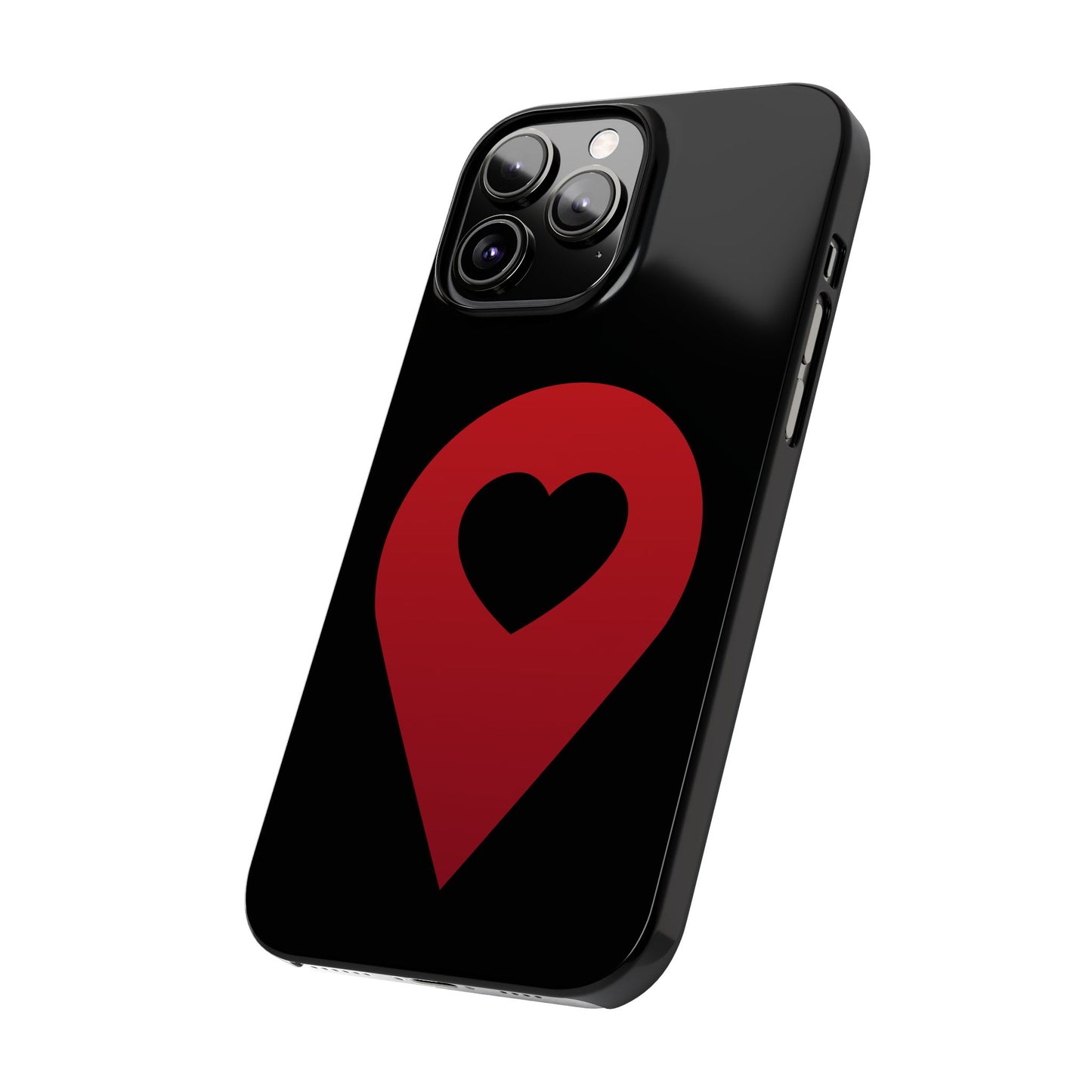 Logo Slim iPhone Case (black)