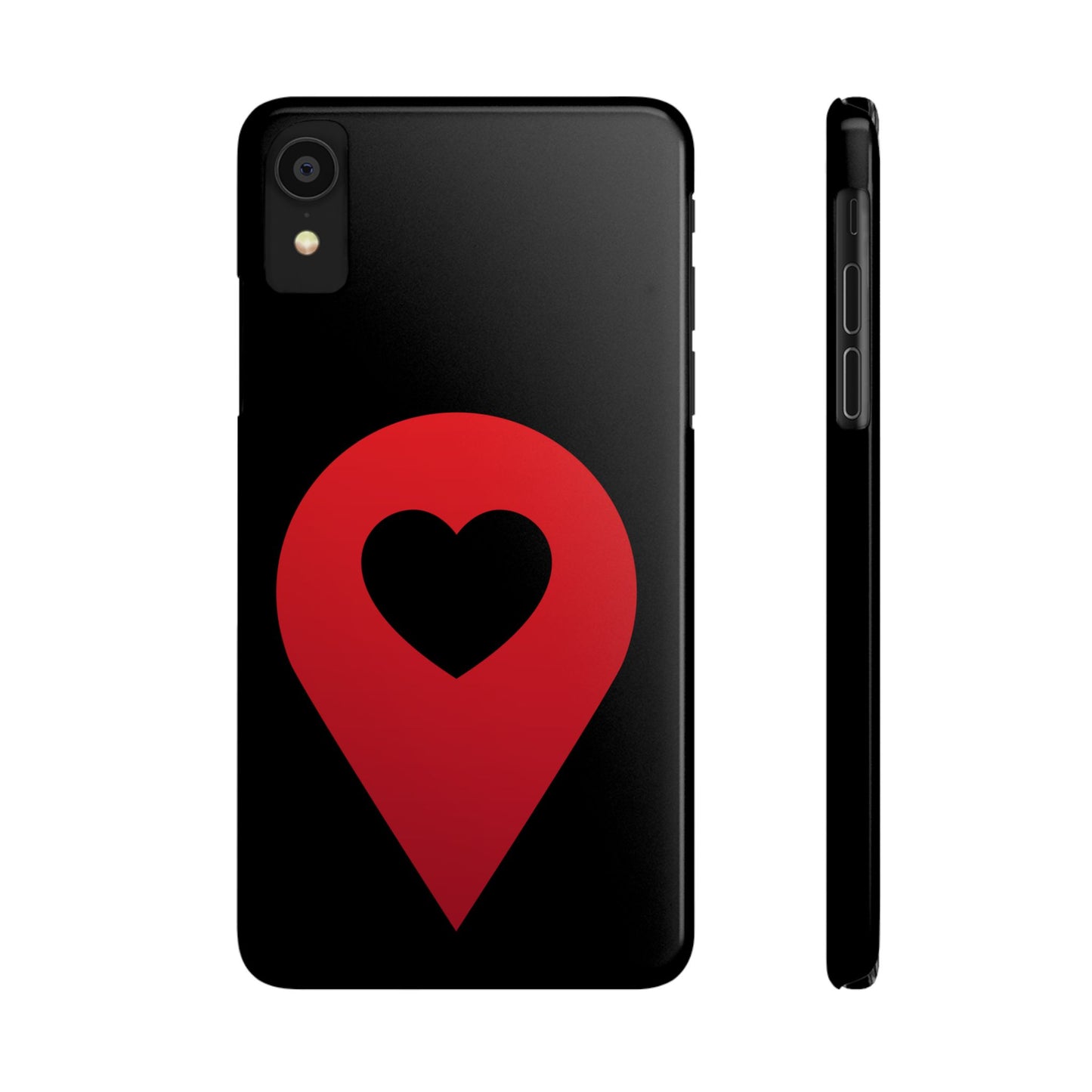 Logo Slim iPhone Case (black)