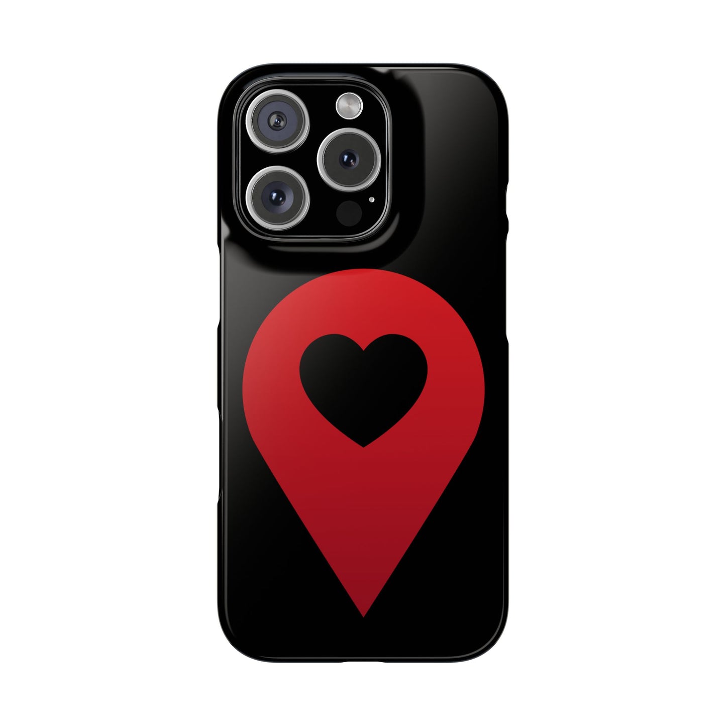 Logo Slim iPhone Case (black)