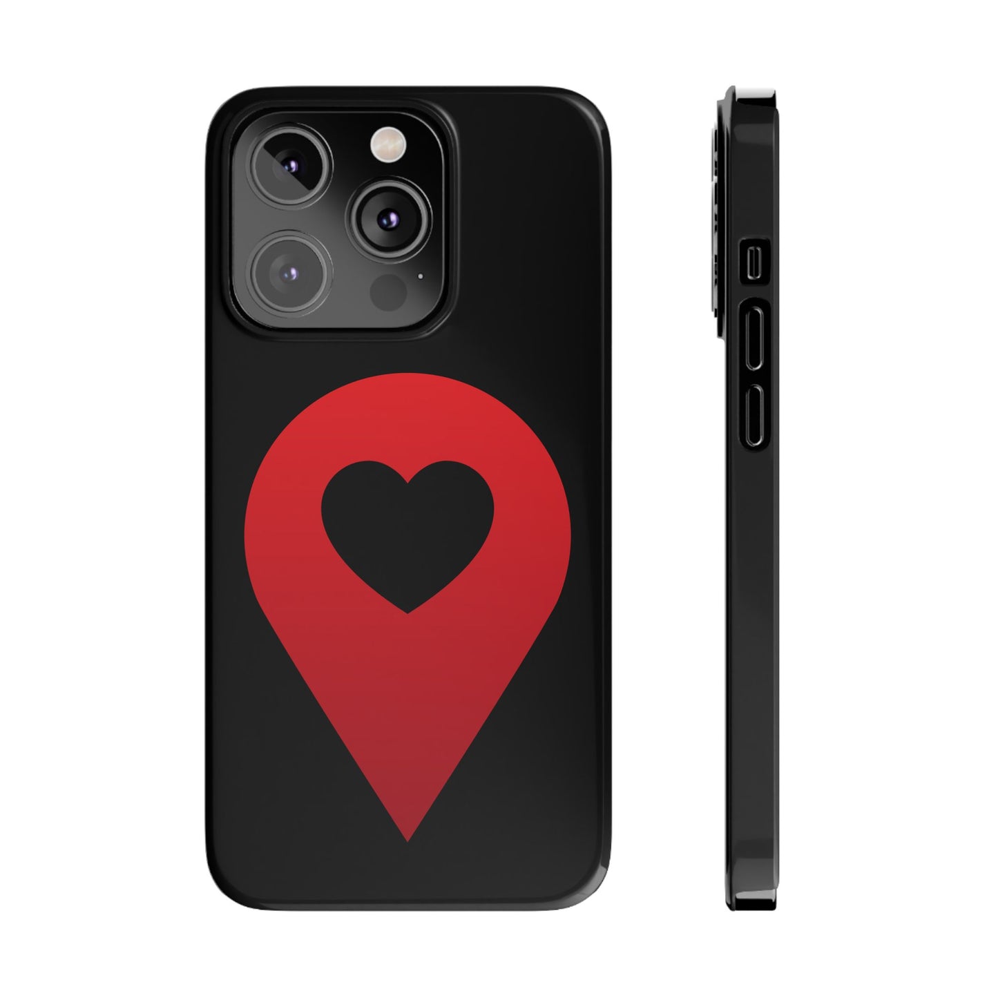 Logo Slim iPhone Case (black)