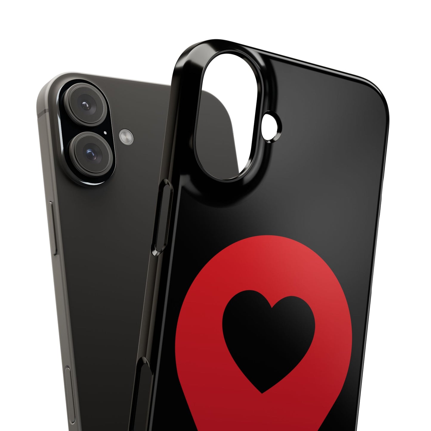 Logo Slim iPhone Case (black)