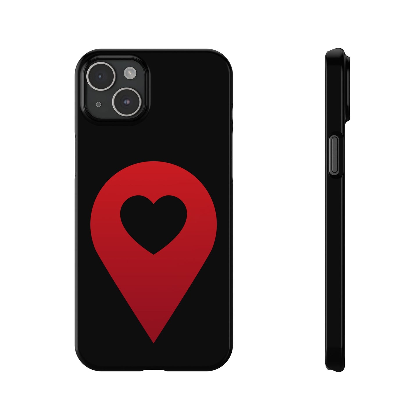Logo Slim iPhone Case (black)