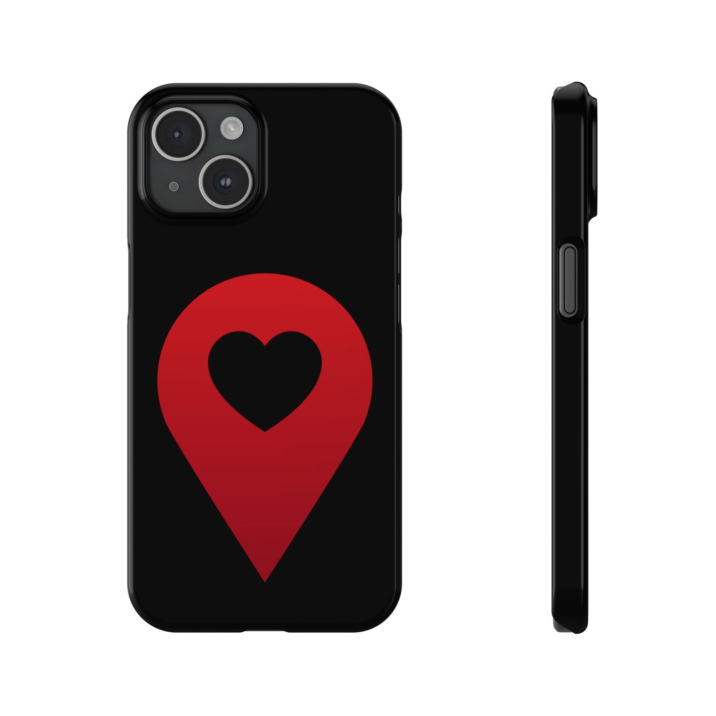 Logo Slim iPhone Case (black)