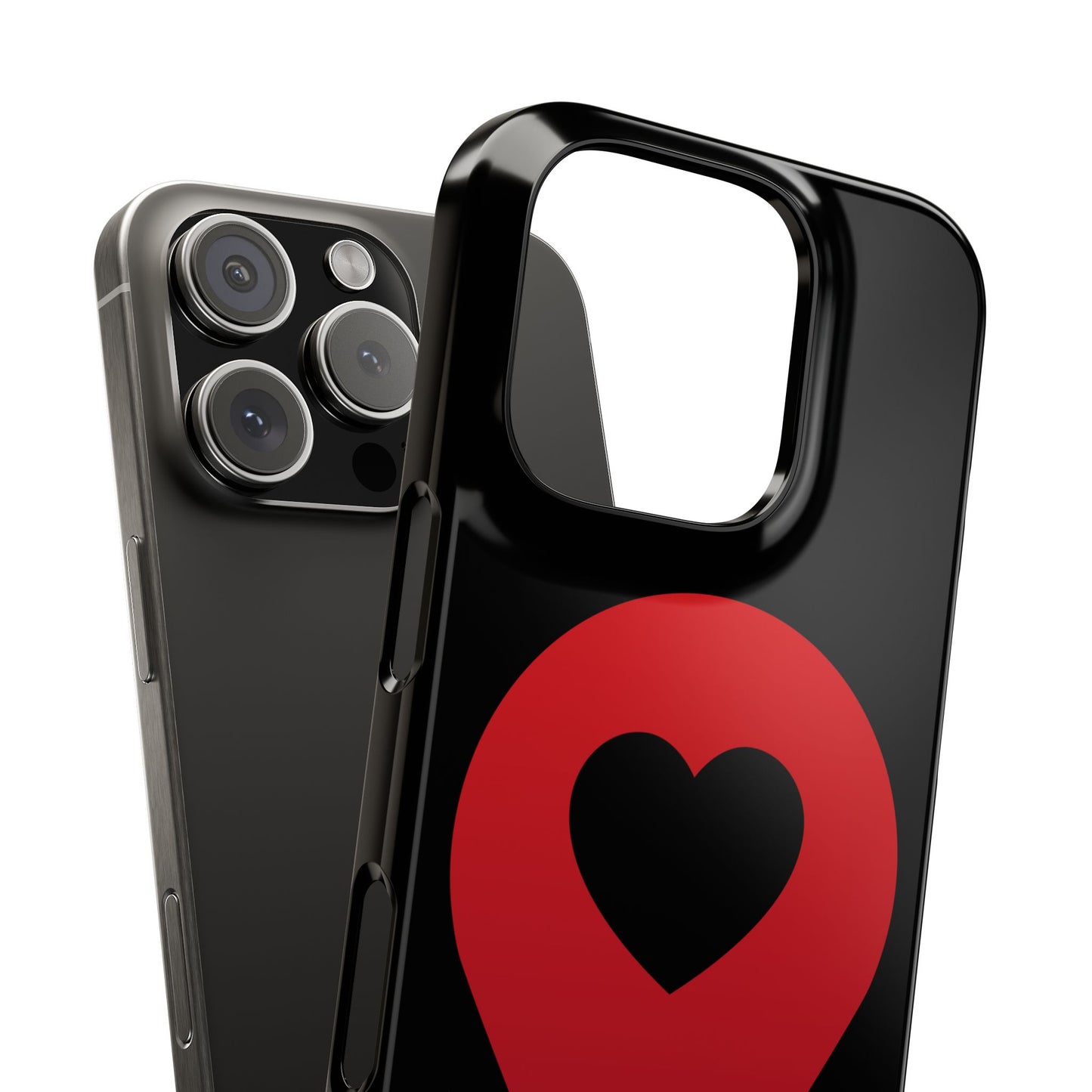 Logo Slim iPhone Case (black)