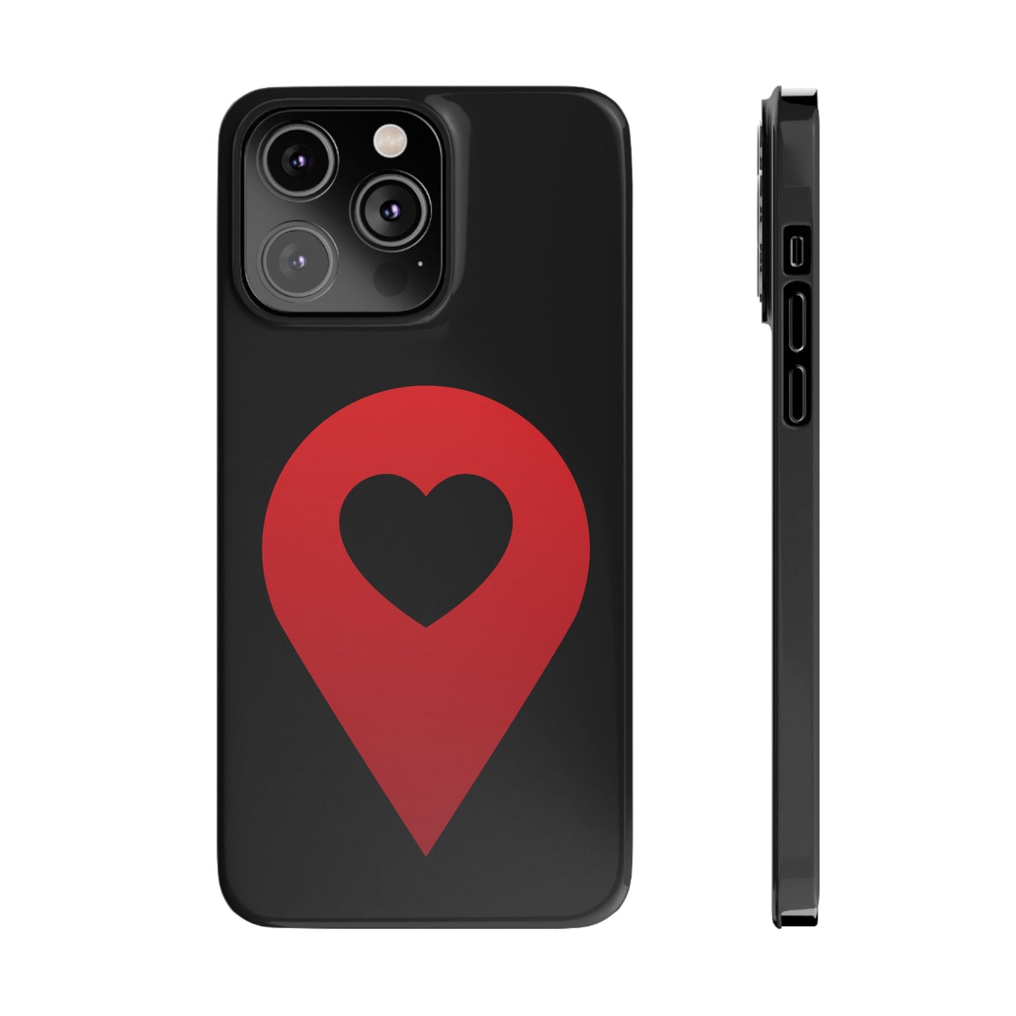 Logo Slim iPhone Case (black)