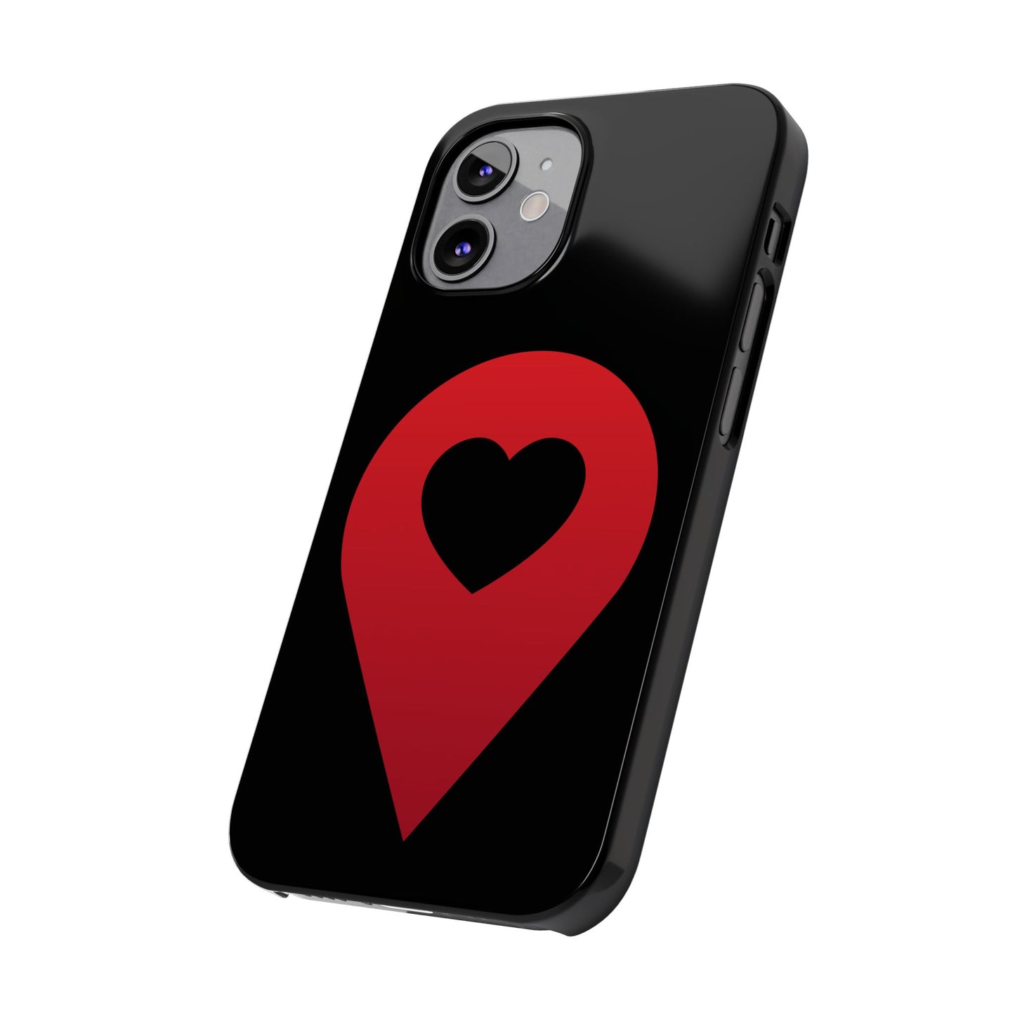Logo Slim iPhone Case (black)