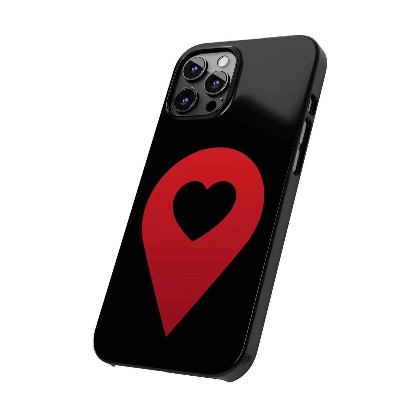 Logo Slim iPhone Case (black)