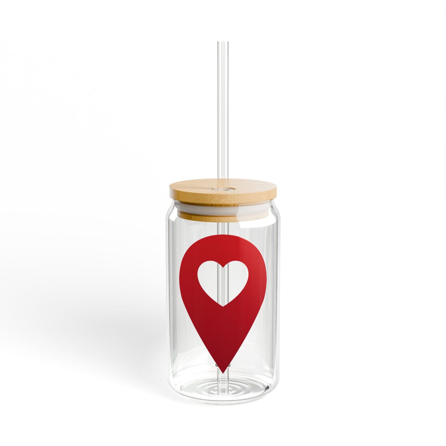 Logo Sipper Glass, 16oz