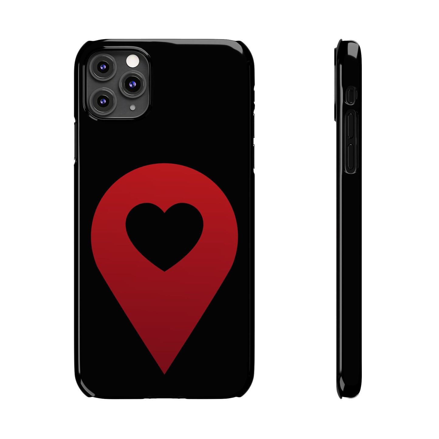 Logo Slim iPhone Case (black)