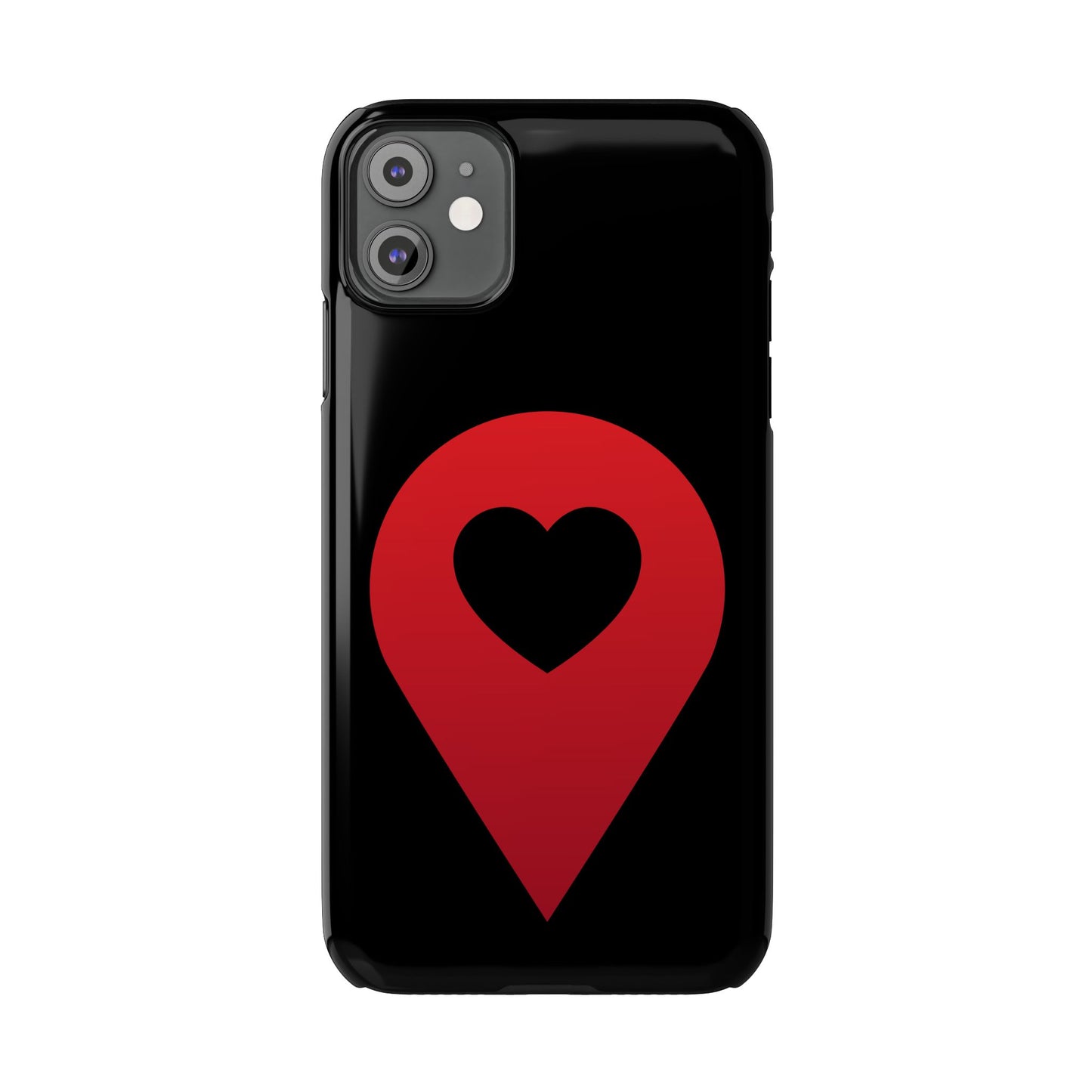 Logo Slim iPhone Case (black)
