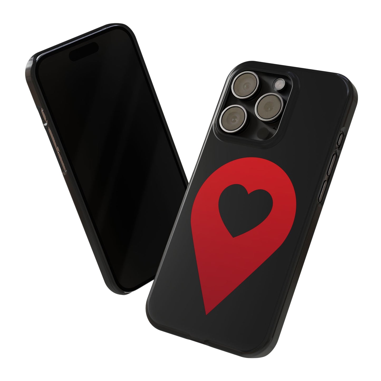 Logo Slim iPhone Case (black)