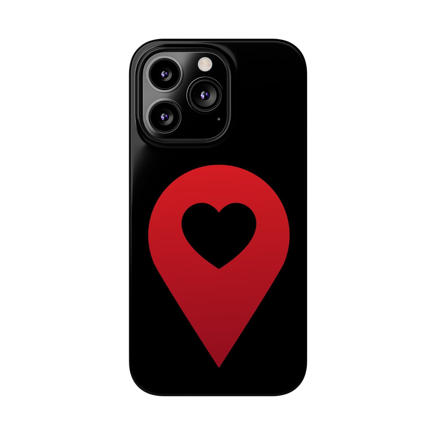 Logo Slim iPhone Case (black)