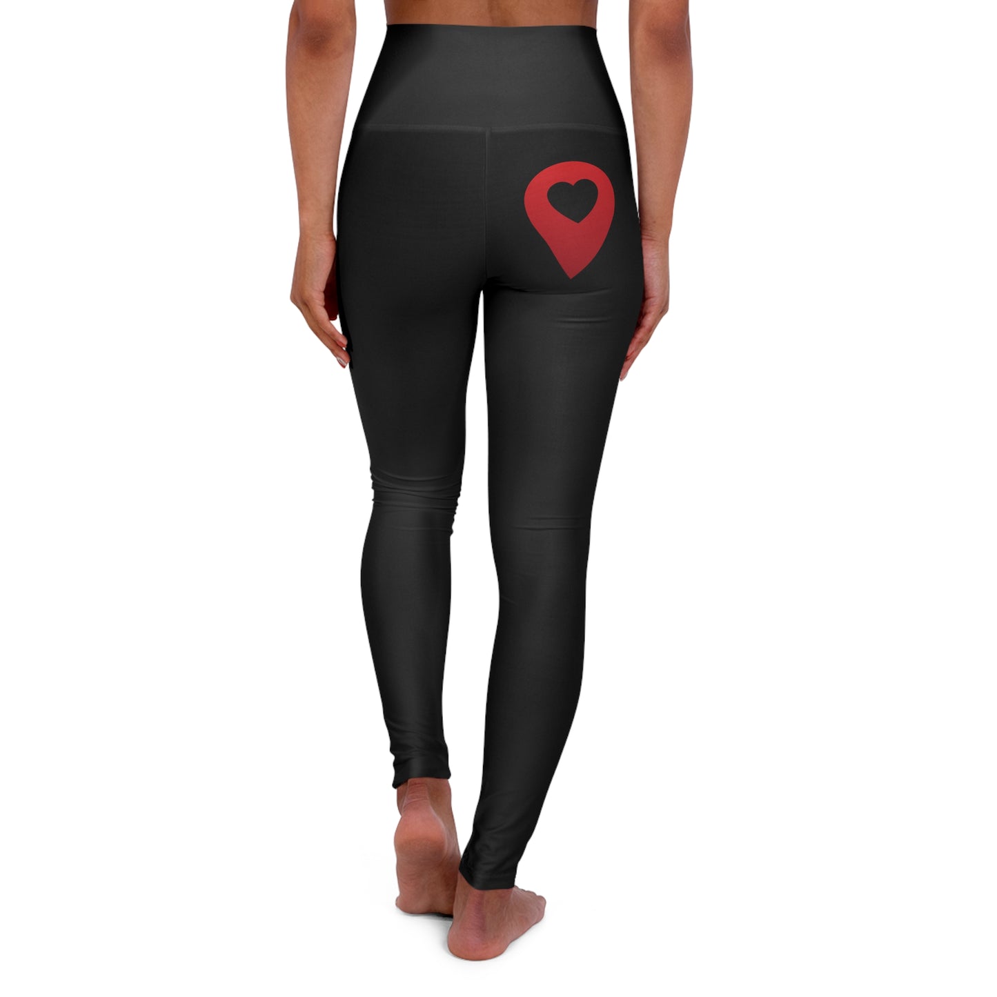 Logo High Waisted Yoga Legging (black)