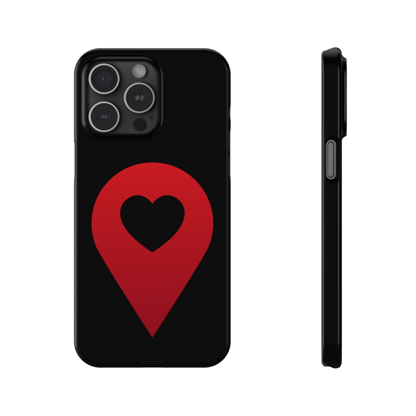 Logo Slim iPhone Case (black)