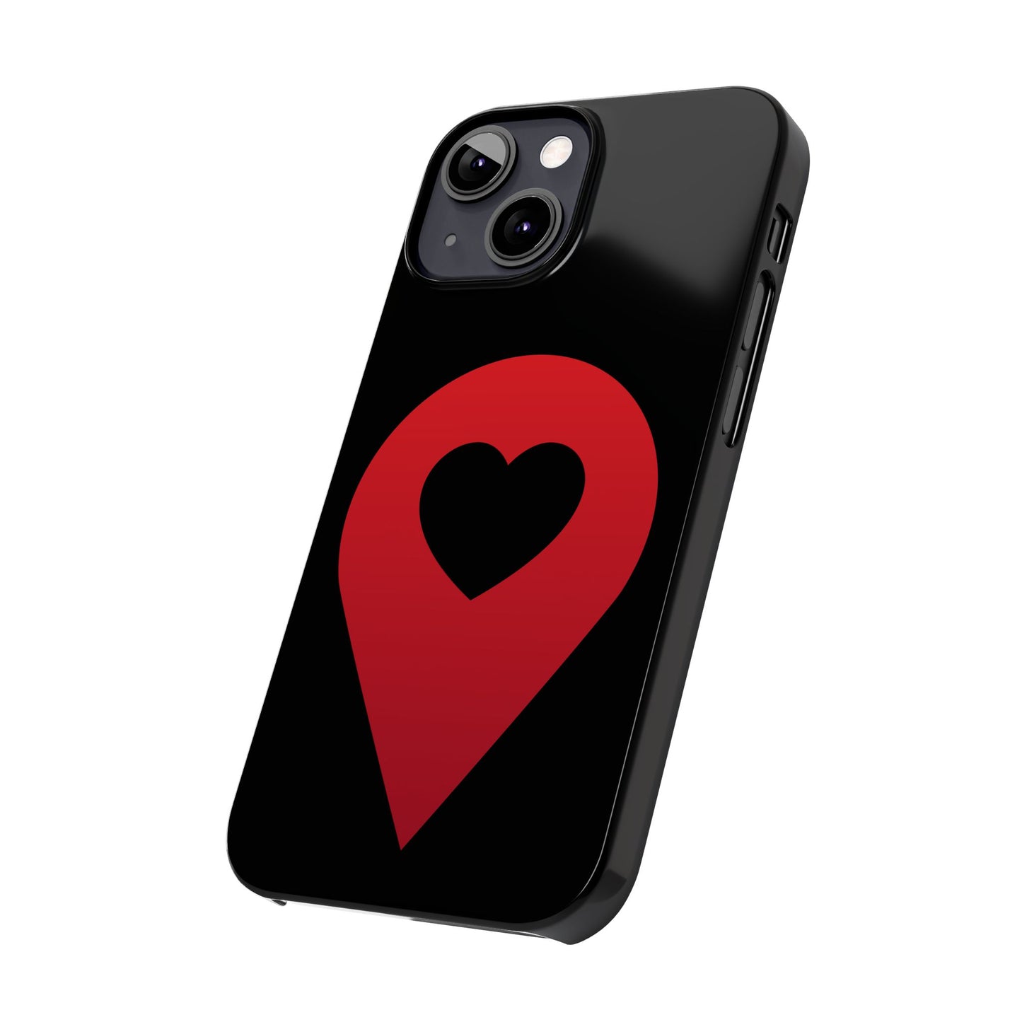 Logo Slim iPhone Case (black)
