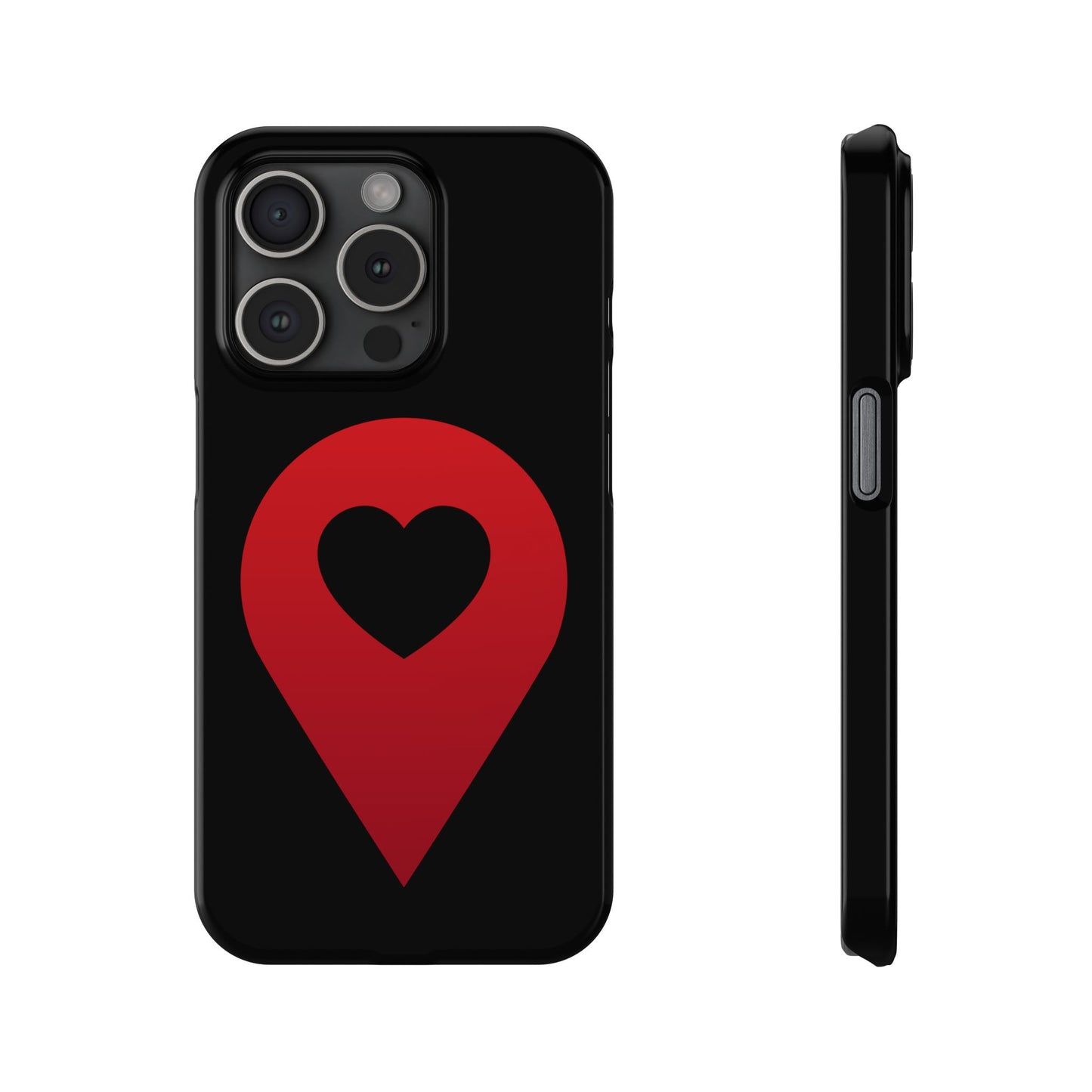 Logo Slim iPhone Case (black)