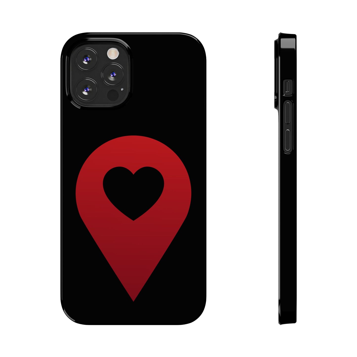 Logo Slim iPhone Case (black)