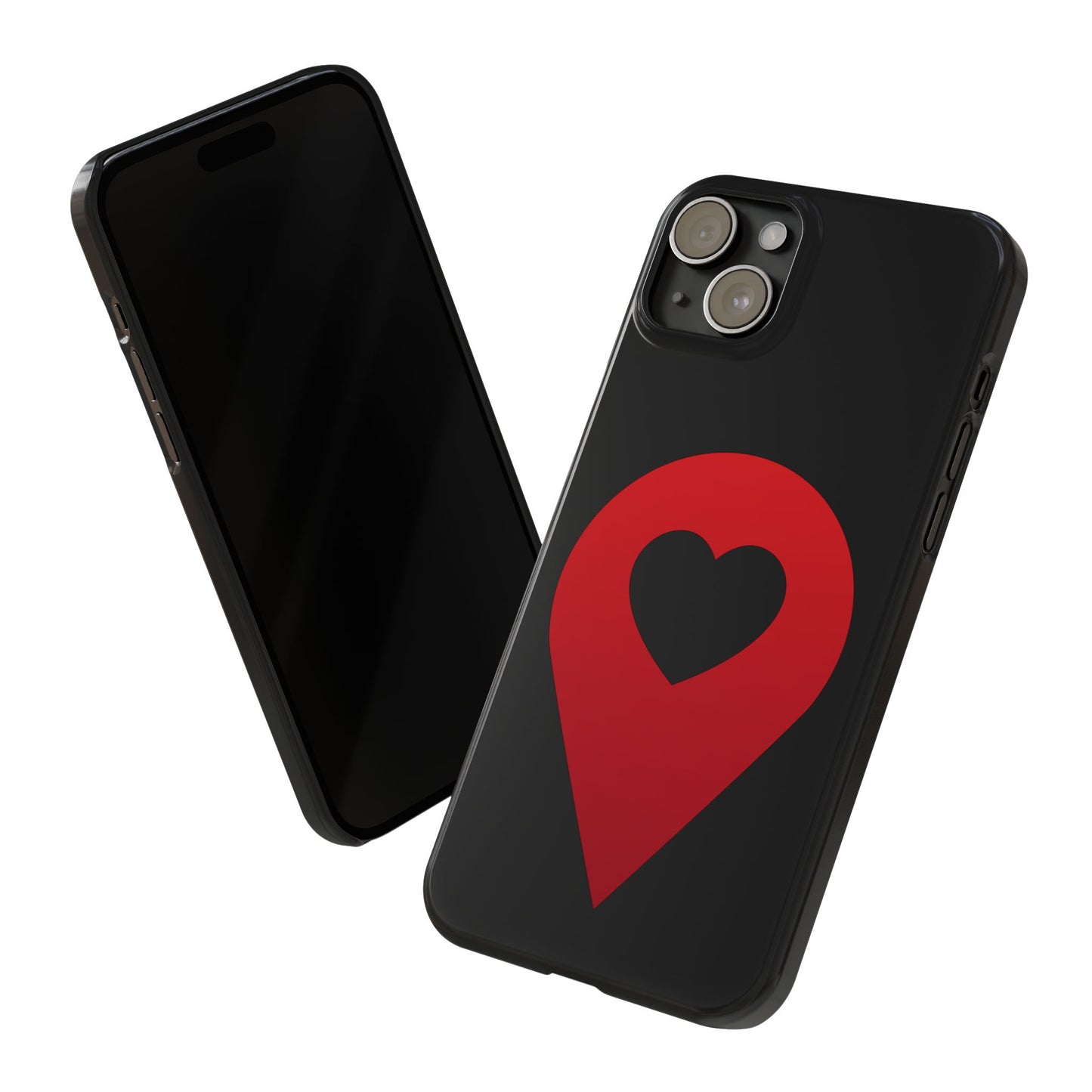 Logo Slim iPhone Case (black)