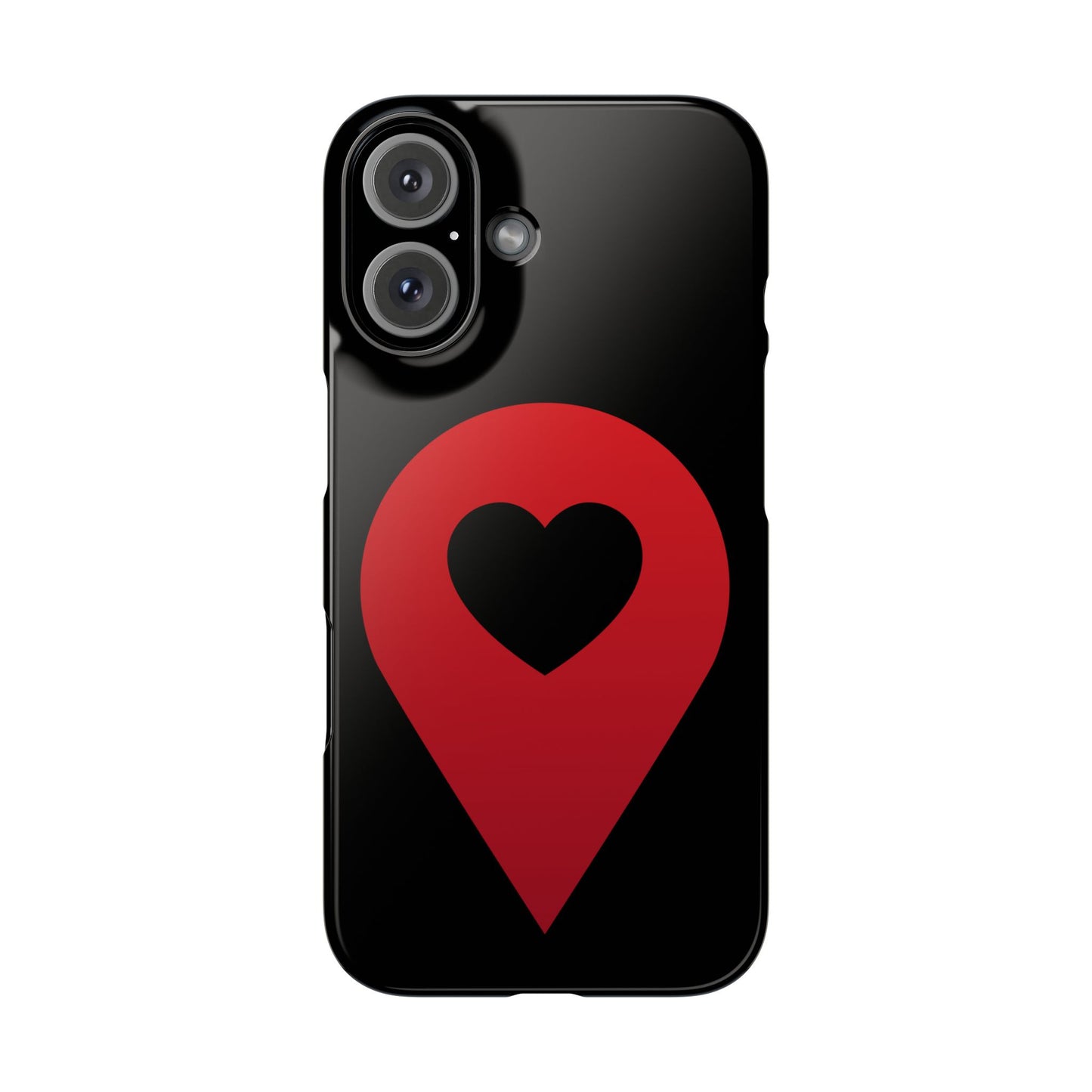 Logo Slim iPhone Case (black)