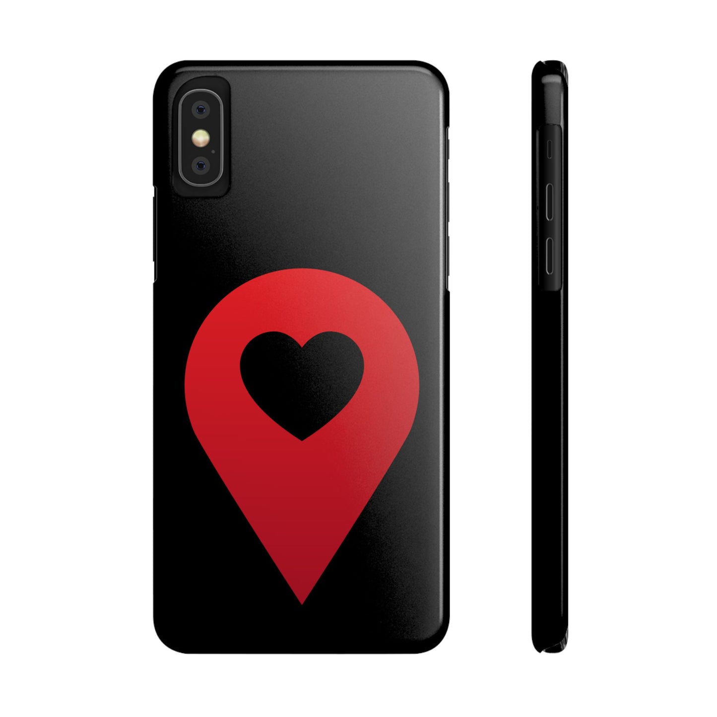 Logo Slim iPhone Case (black)
