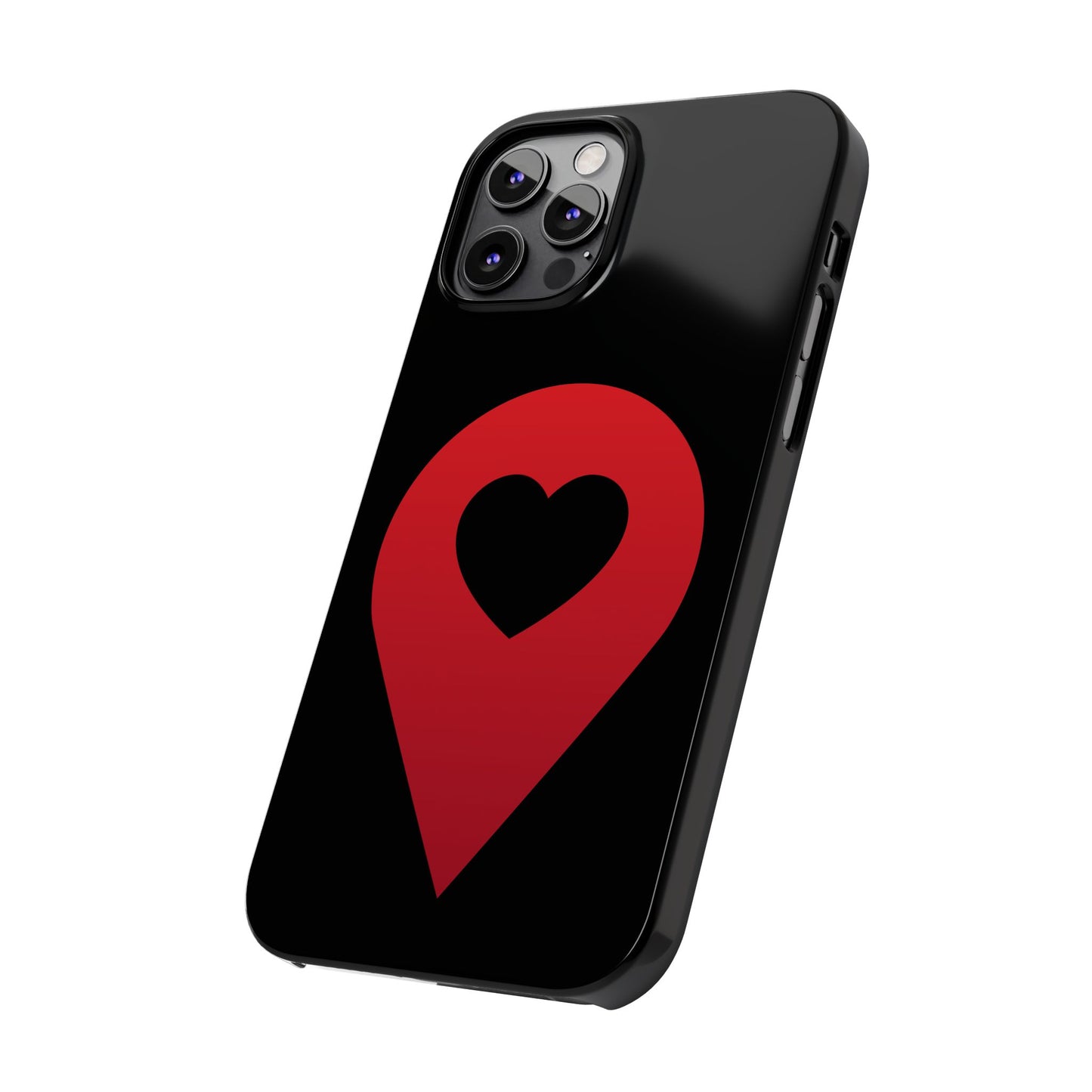 Logo Slim iPhone Case (black)