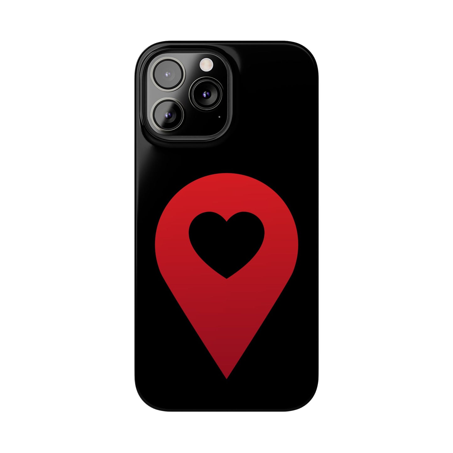 Logo Slim iPhone Case (black)
