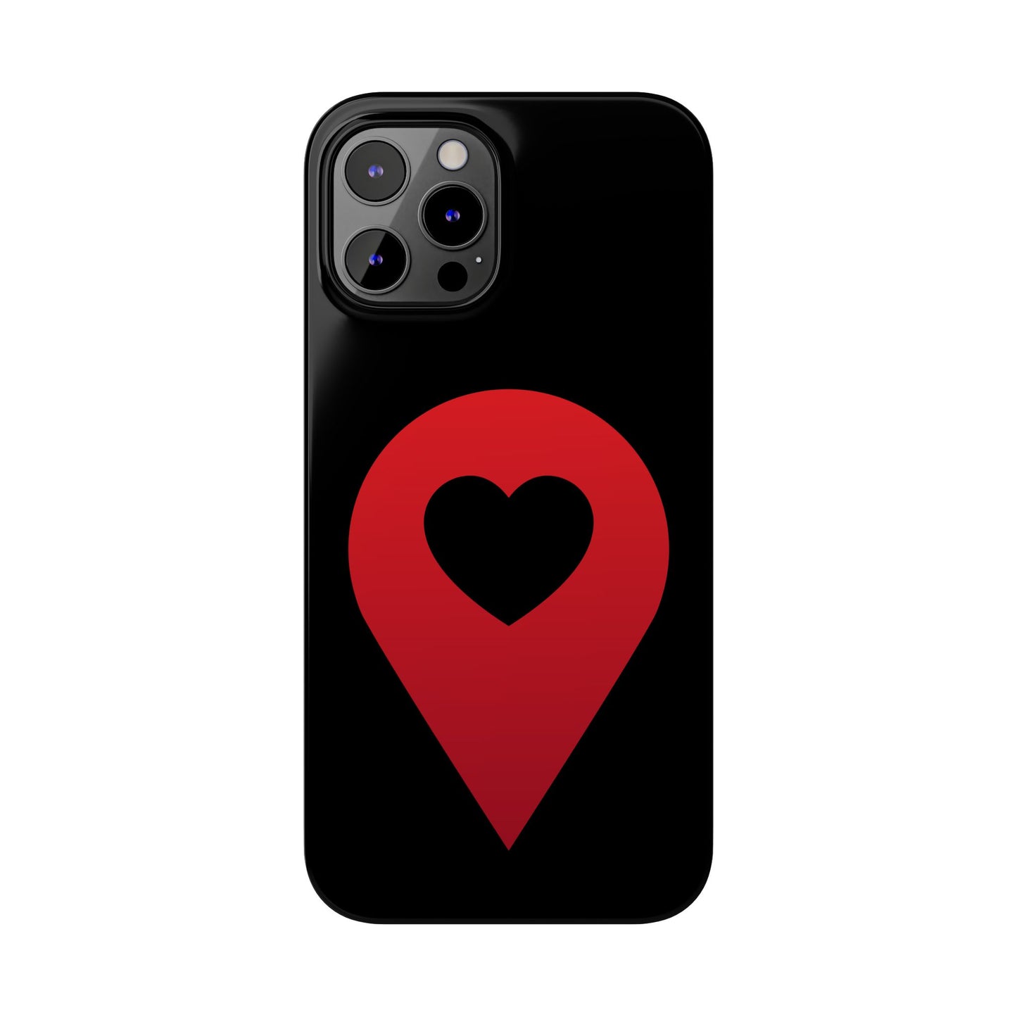 Logo Slim iPhone Case (black)