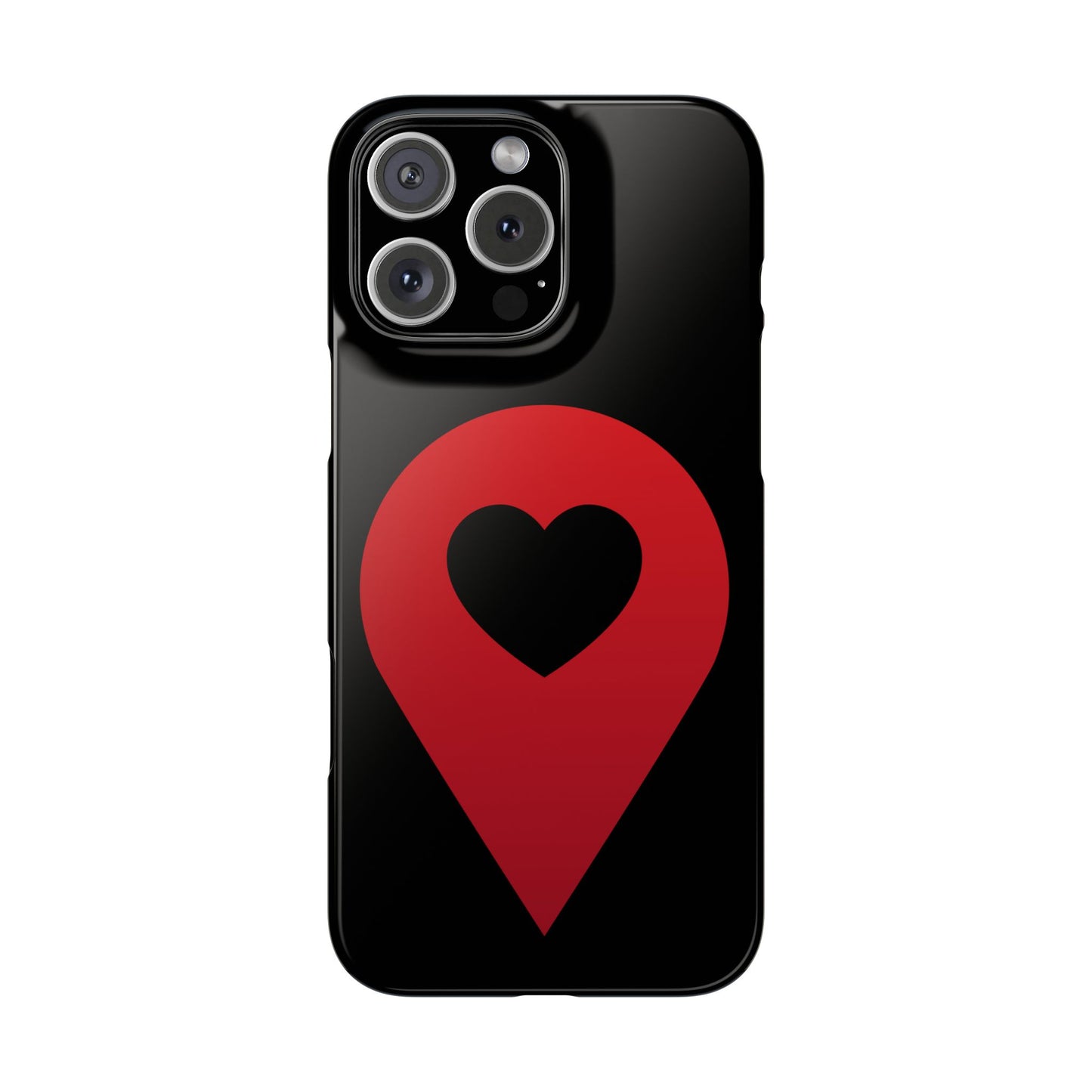 Logo Slim iPhone Case (black)