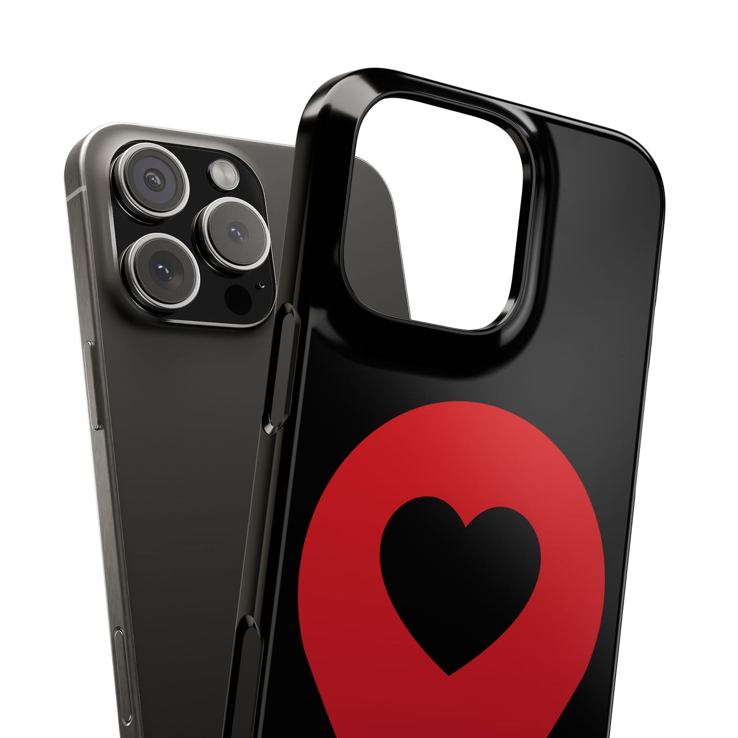 Logo Slim iPhone Case (black)