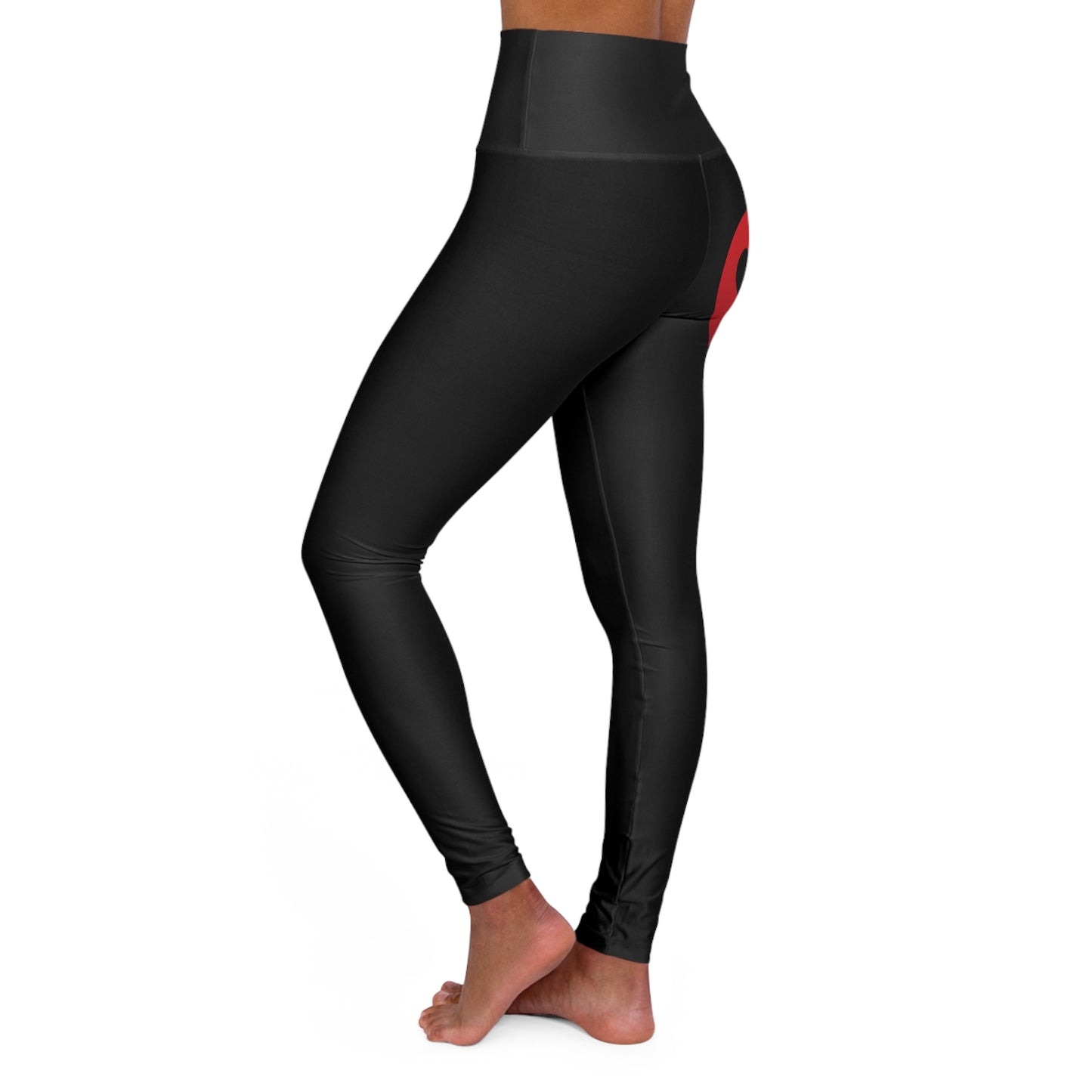 Logo High Waisted Yoga Legging (black)