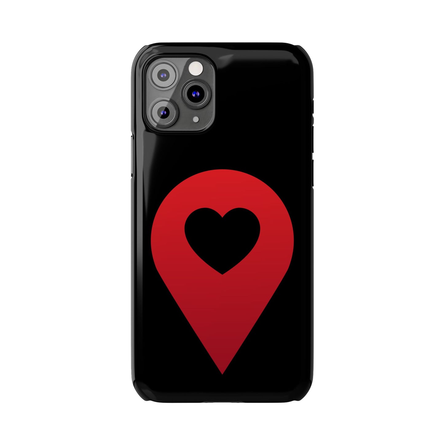 Logo Slim iPhone Case (black)