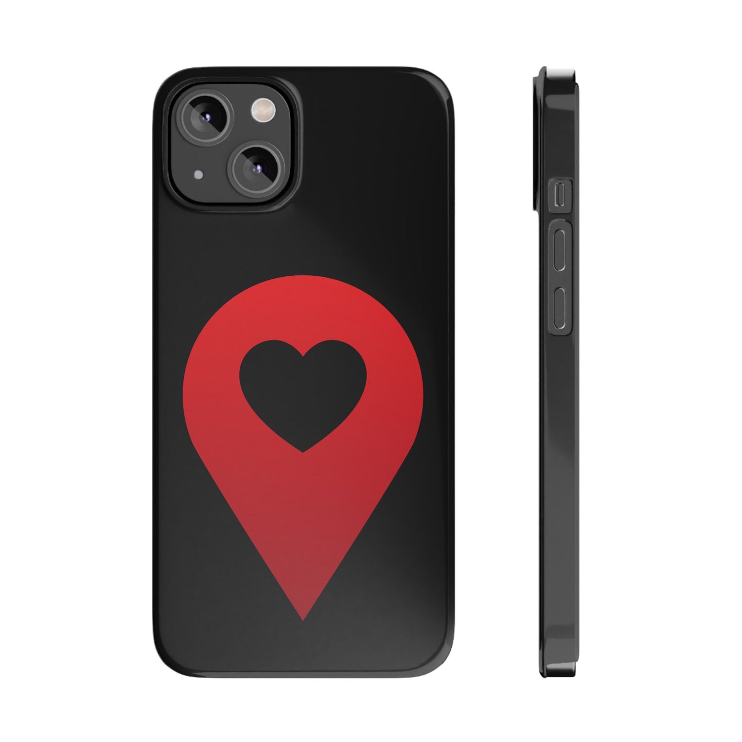 Logo Slim iPhone Case (black)